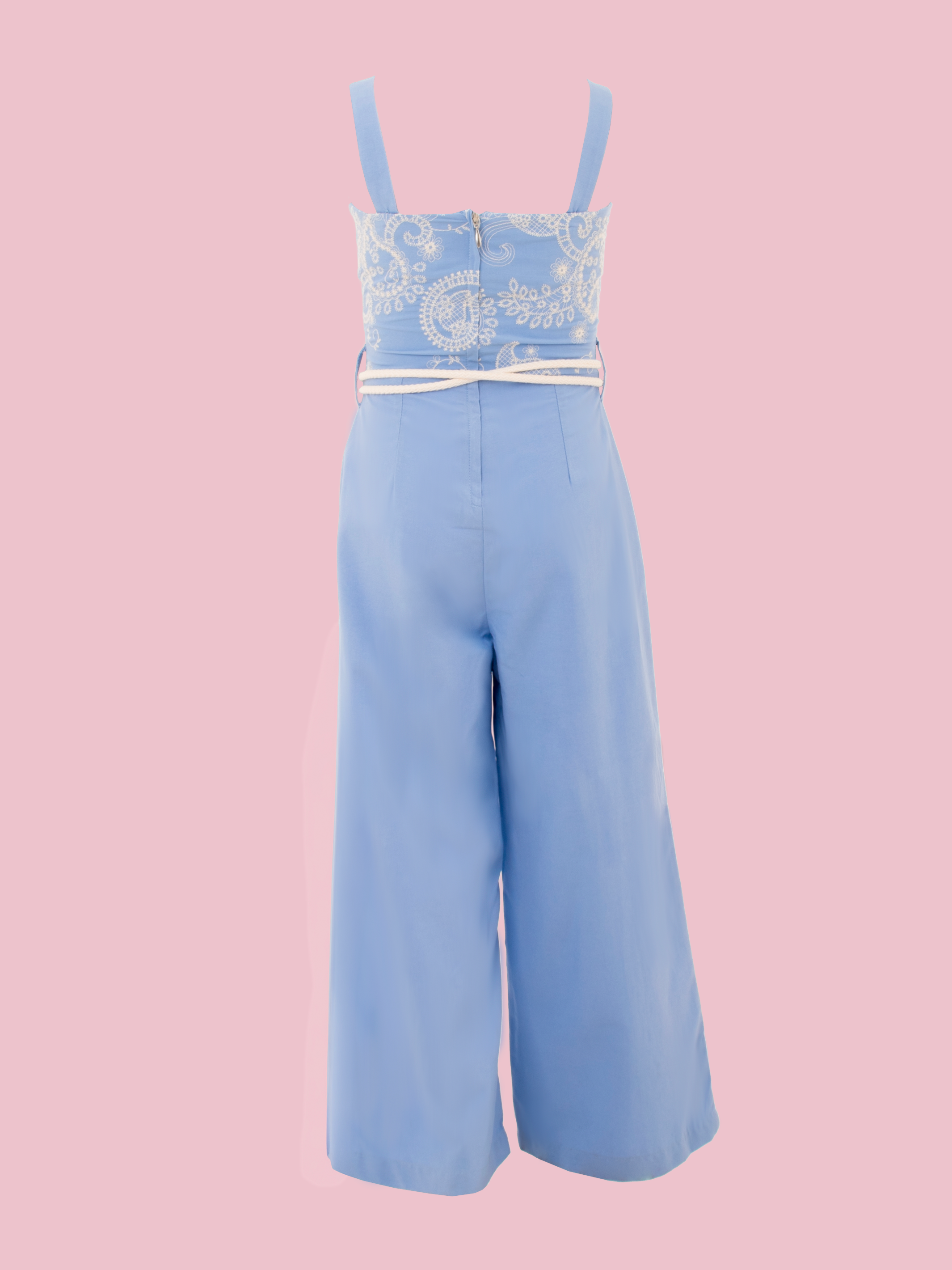 Jumpsuits para niñas con tirantas y acabado suave para ocasiones especiales
