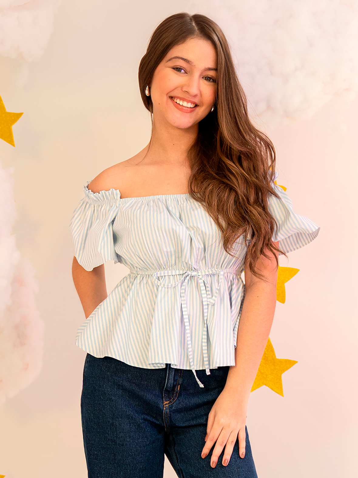 Pantalones de jean juveniles en índigo cómodo
