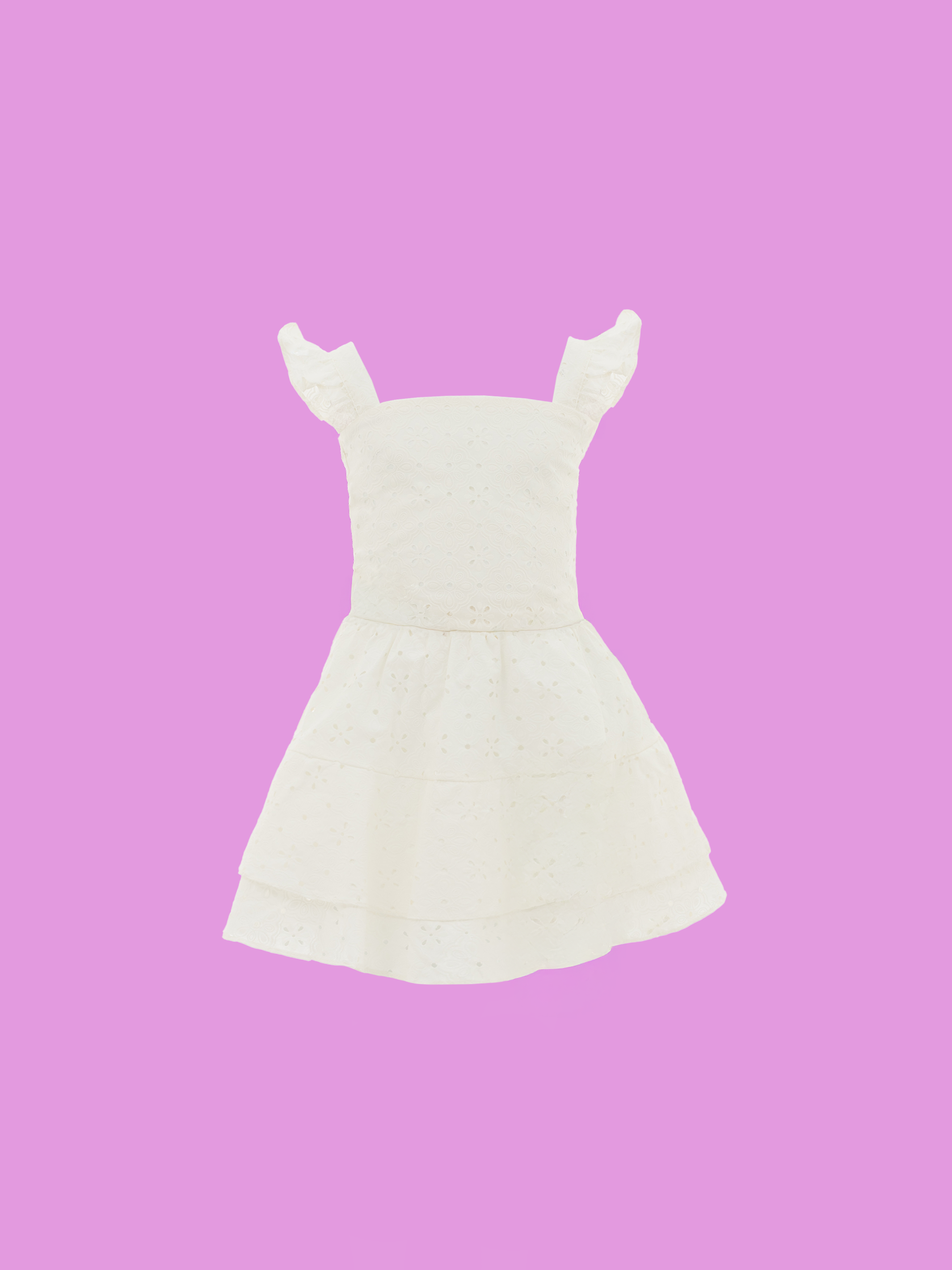 Conjuntos de ropa para niñas en ojalillo para clima cálido