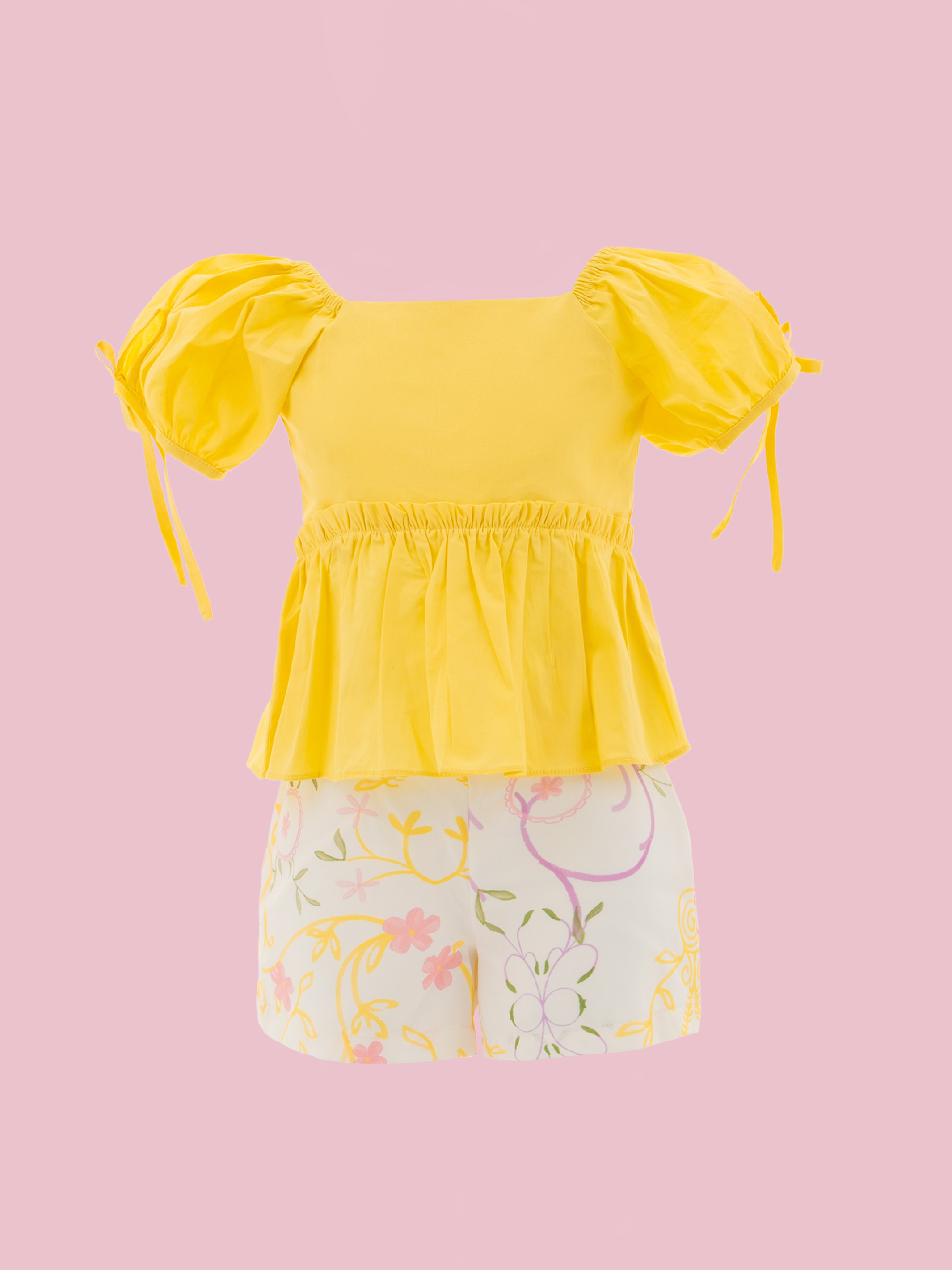 Conjuntos de ropa para niñas de moda en popelina y dril sublimado