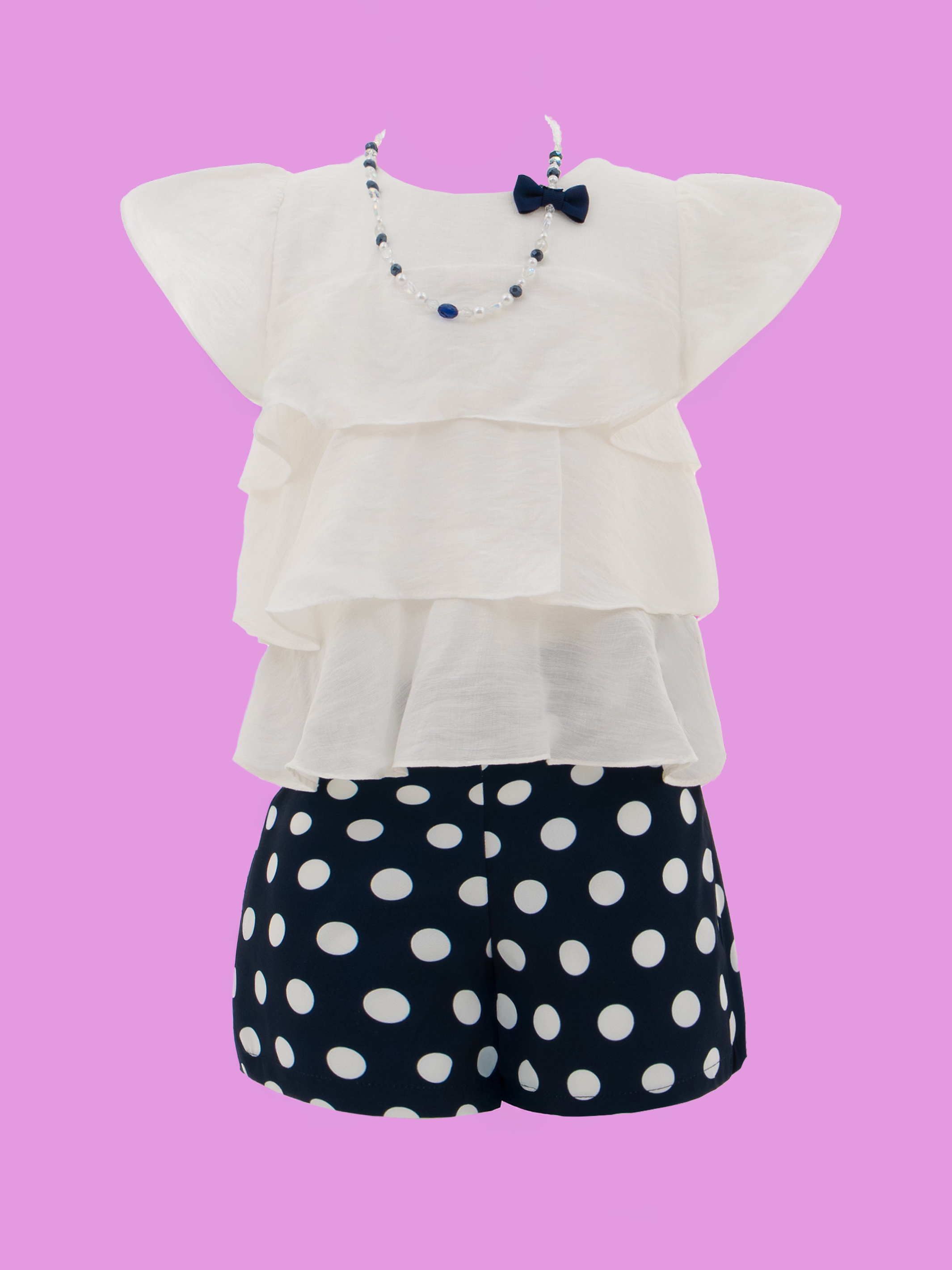 Conjuntos de ropa para niñas con textura y acabado contemporáneo