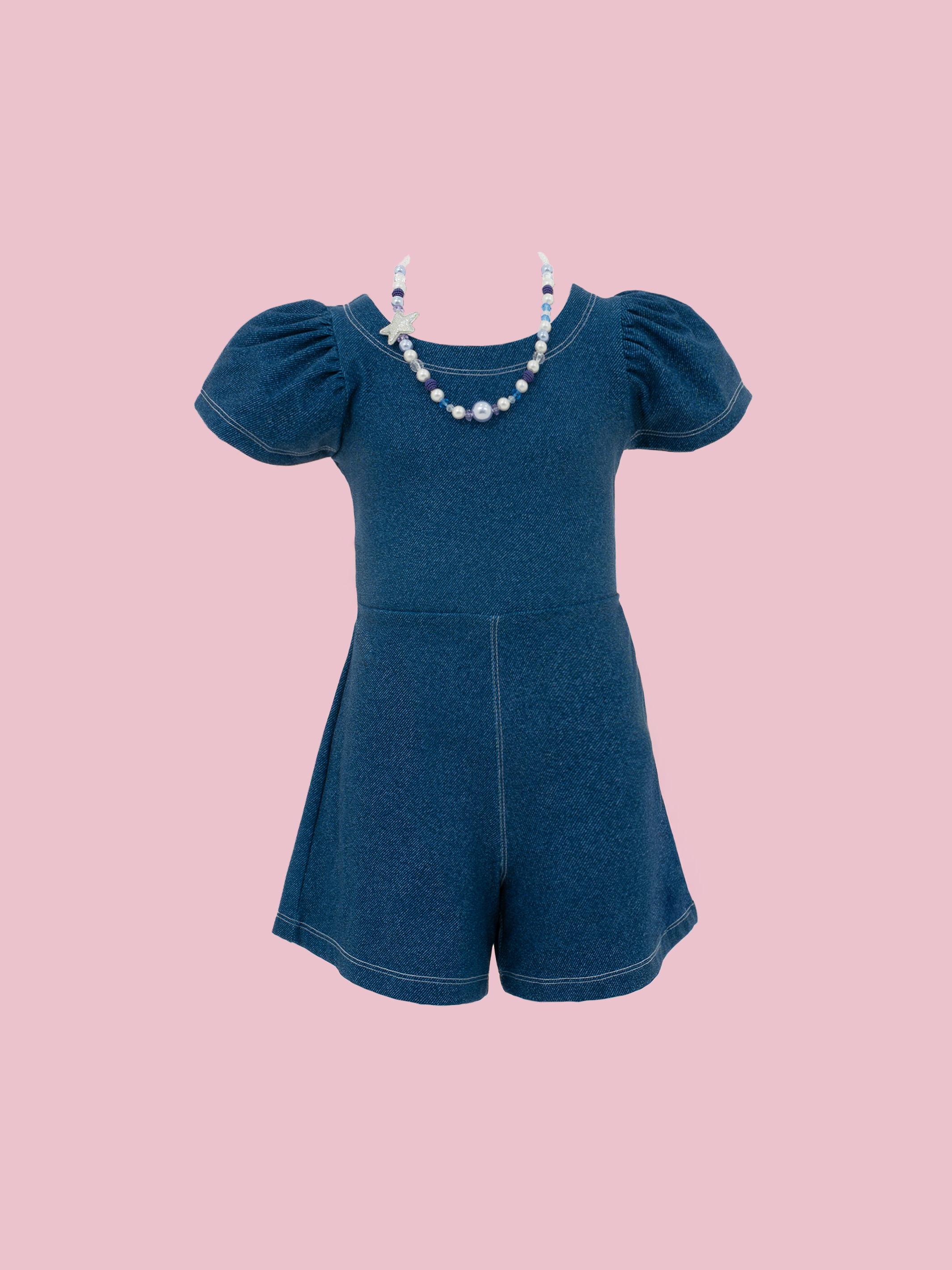 Jumpsuits para niñas con mangas voluminosas y detalle femenino