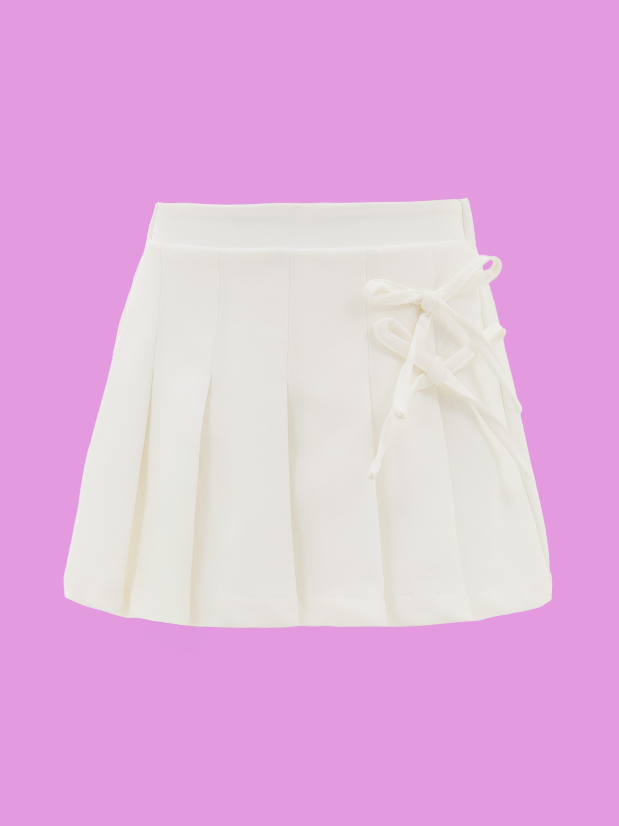 faldas para niñas en tela crepe con caída ligera