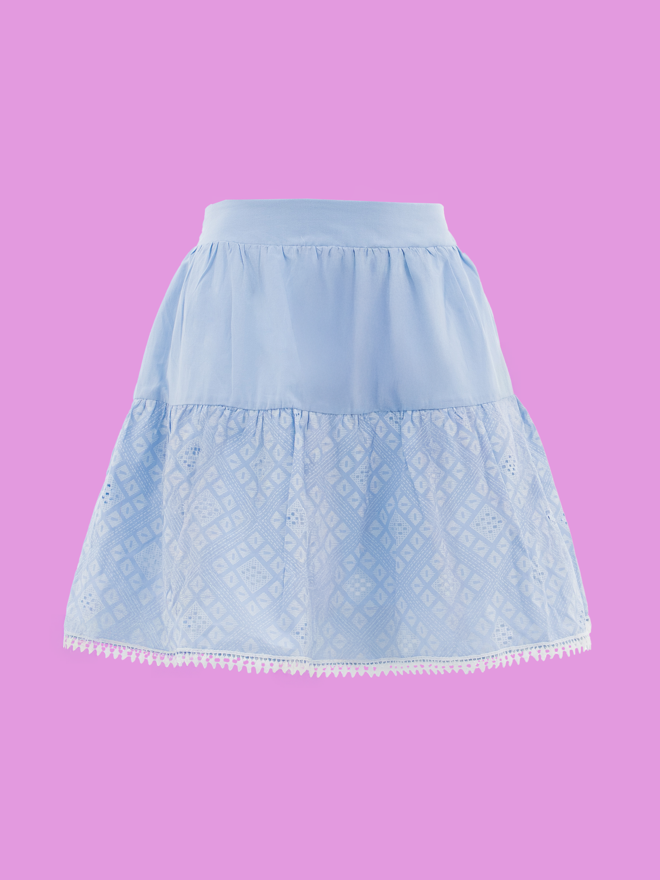 Faldas cómodas para niñas con pretina elástica