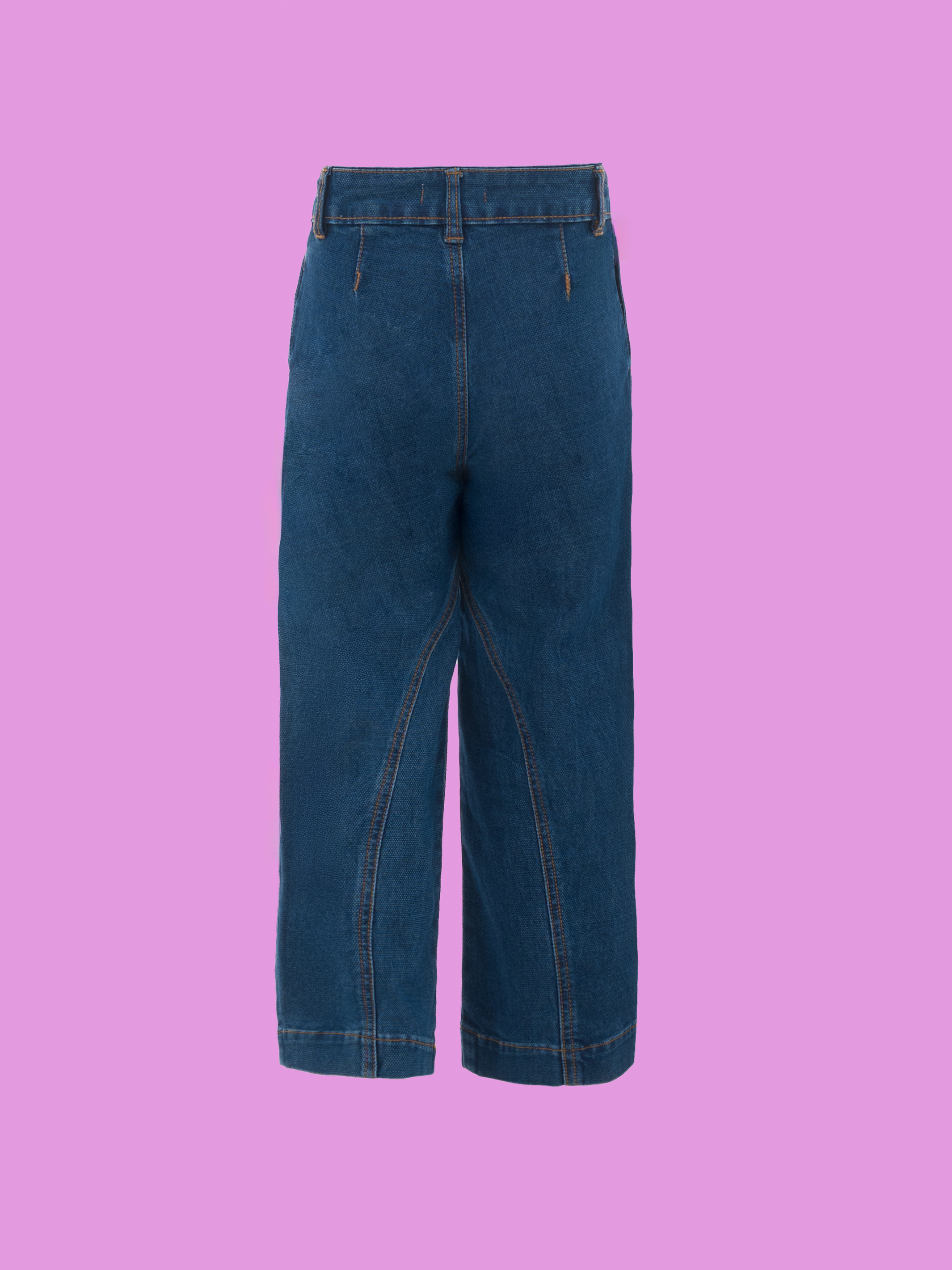 Jeans anchos para niñas de moda con cortes modernos