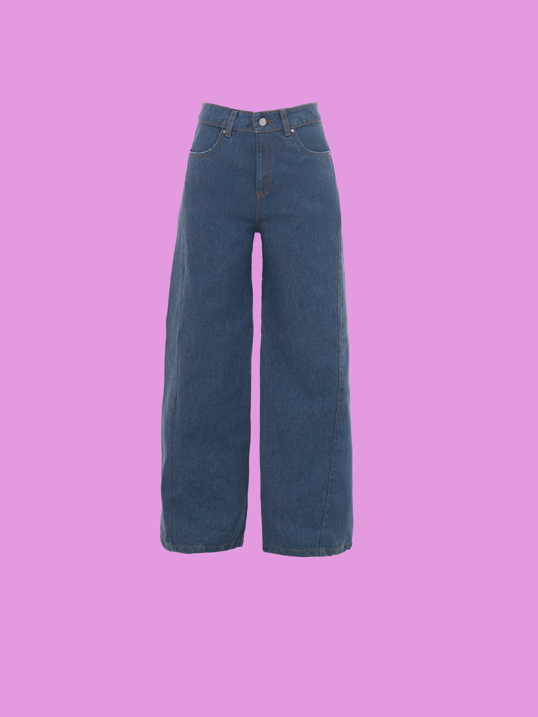 Jeans para adolescentes en tela índigo cómoda