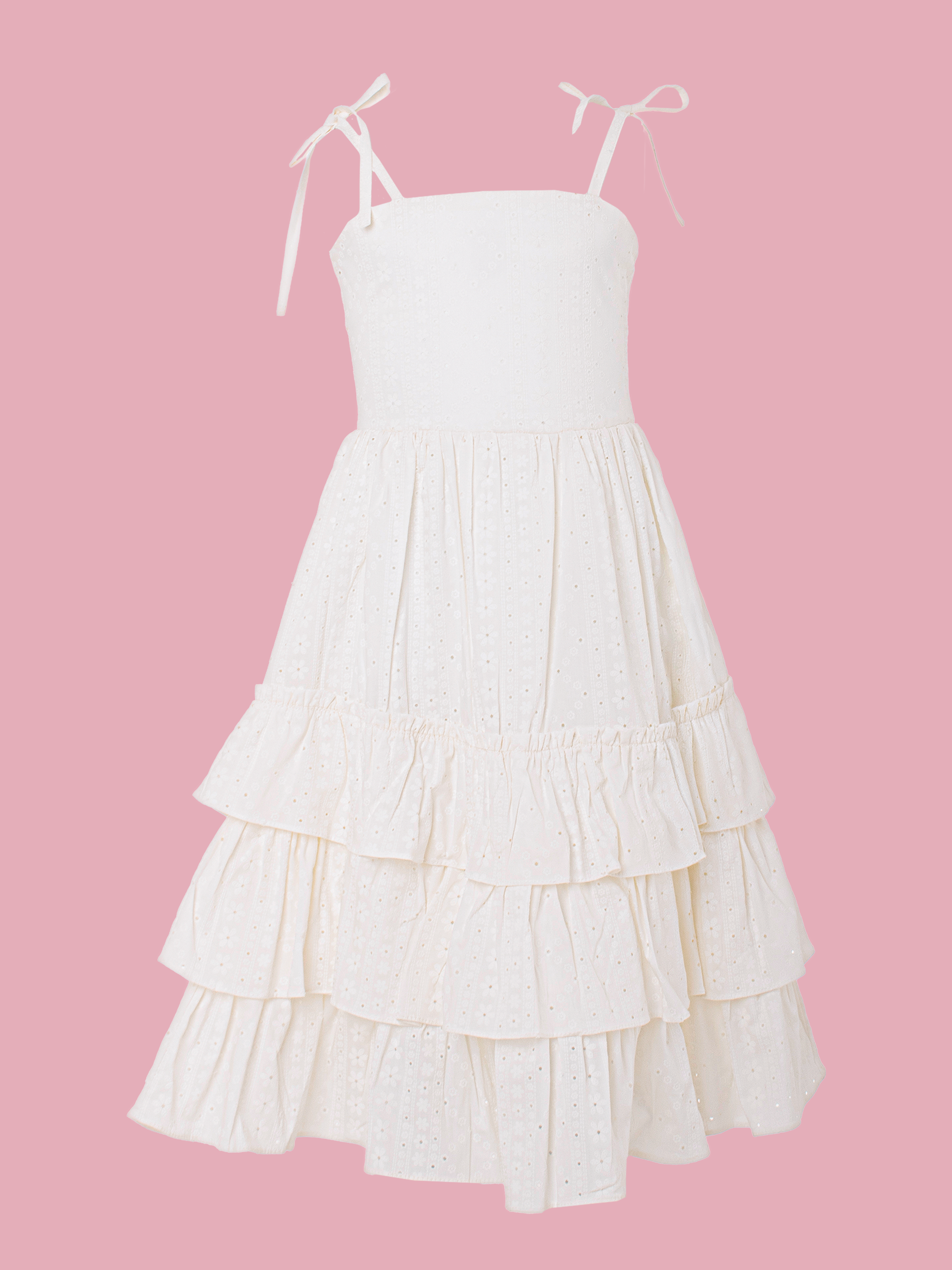 vestidos cómodos para niñas en algodón suave