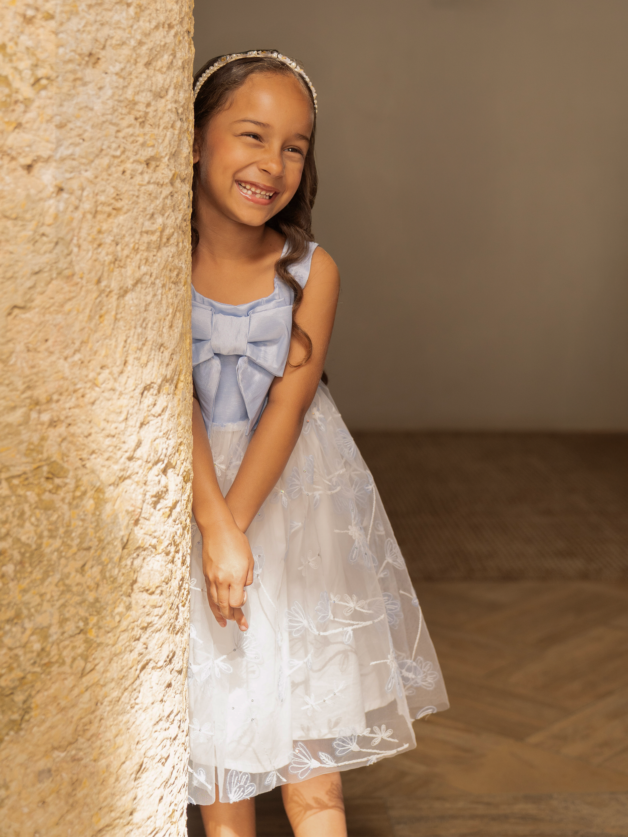 vestidos modernos de niña con tirantas y zipper