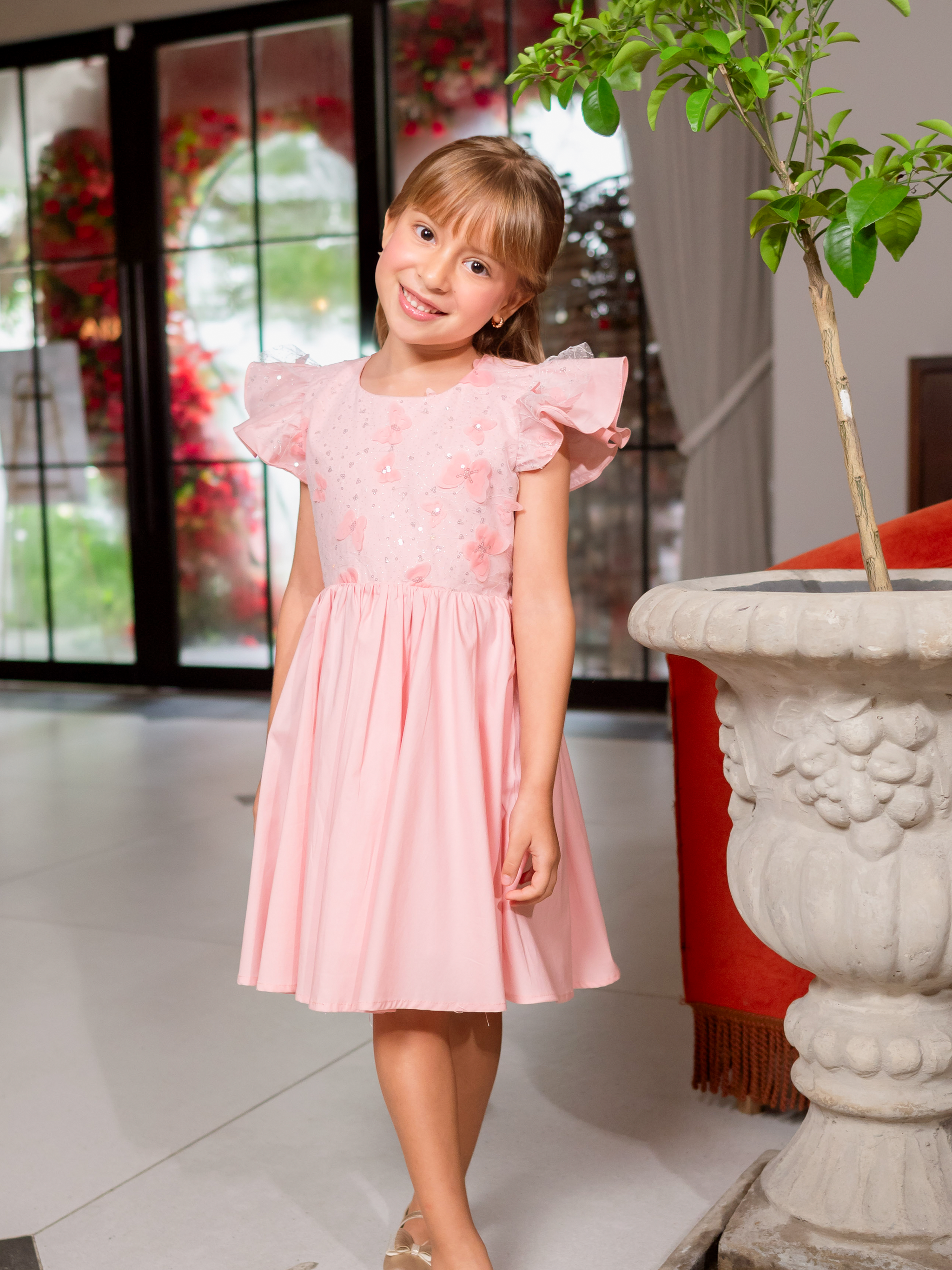 Niñas Casuales Modernos Vestidos Para Niñas Sencillos 2019 Dress