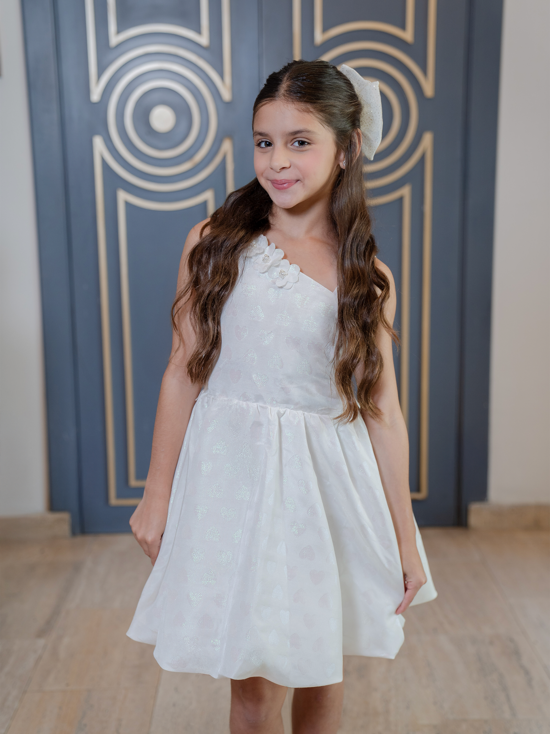 vestidos de niñas de moda con silueta globo