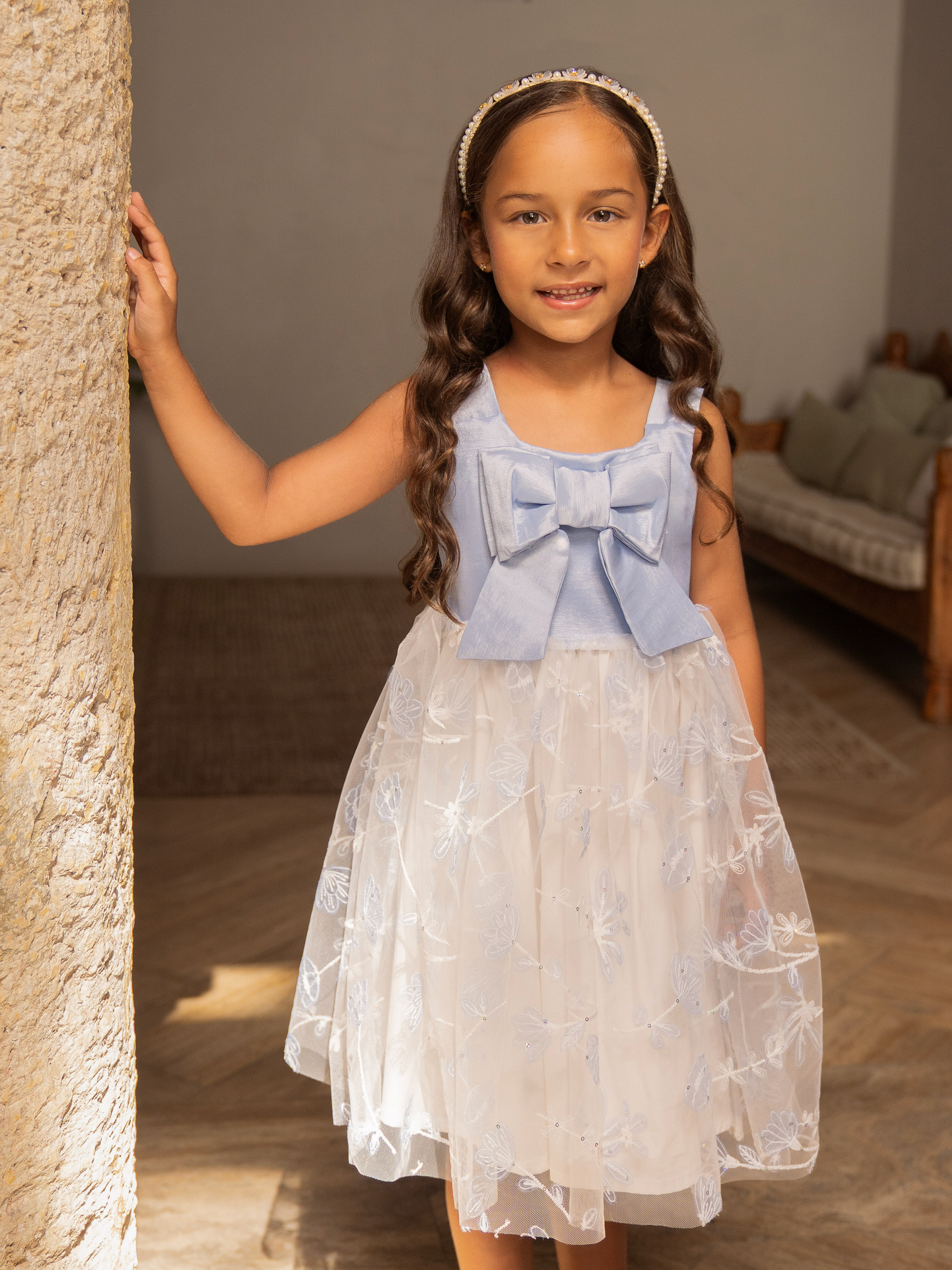 vestidos cómodos para niñas con diseño delicado