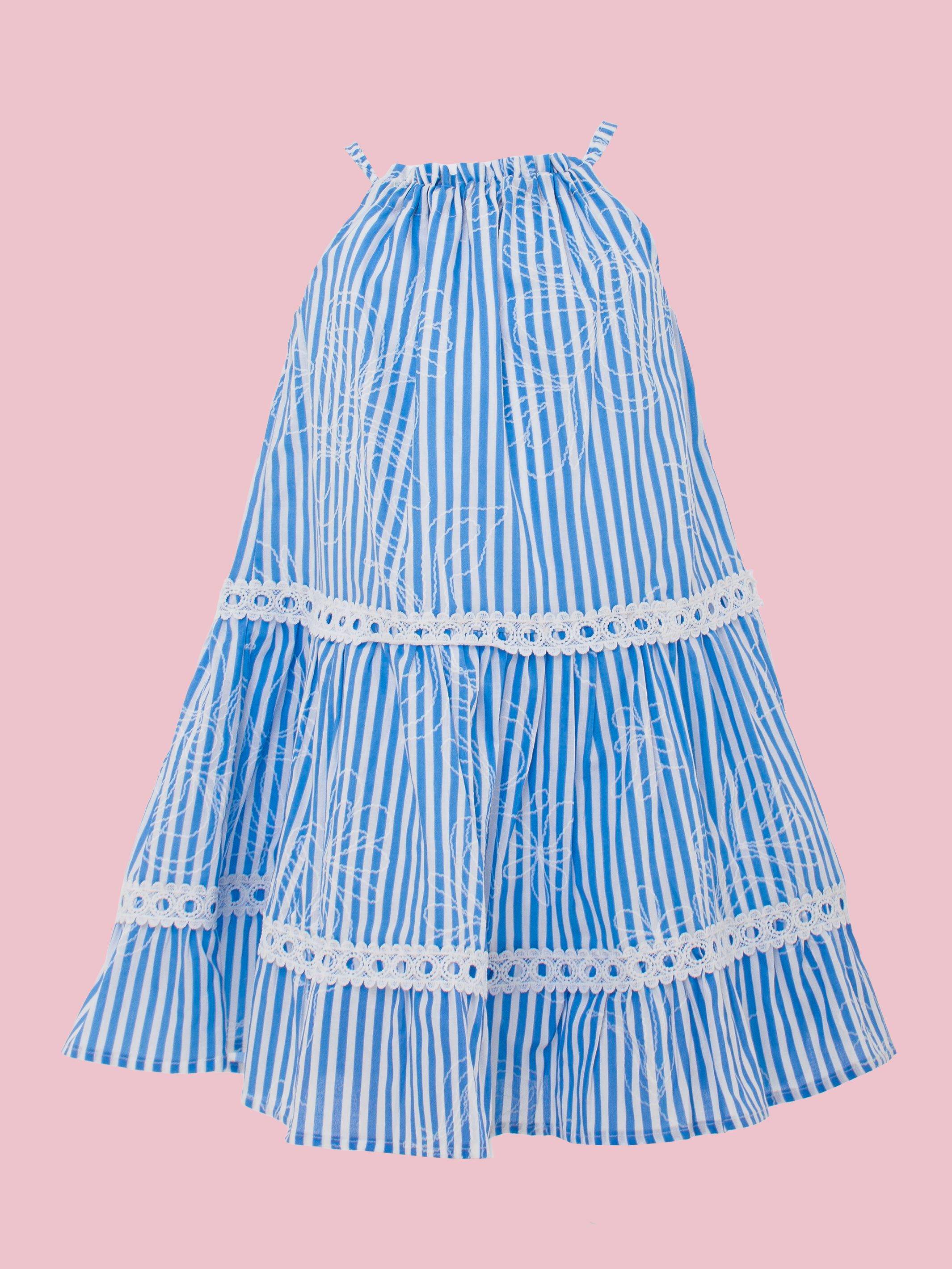 vestidos modernos de niña con espalda delicada