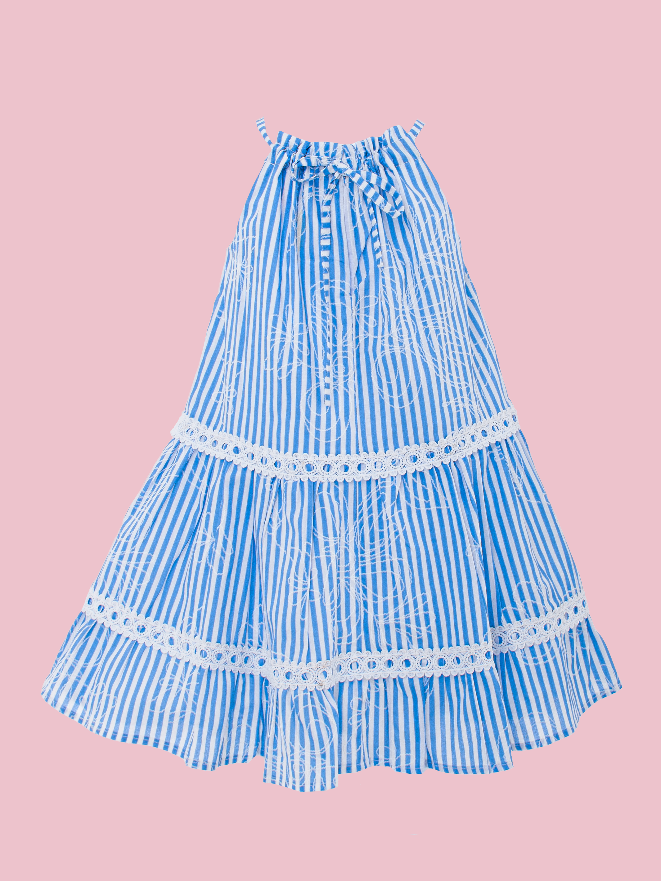 vestidos cómodos para niñas en algodón suave