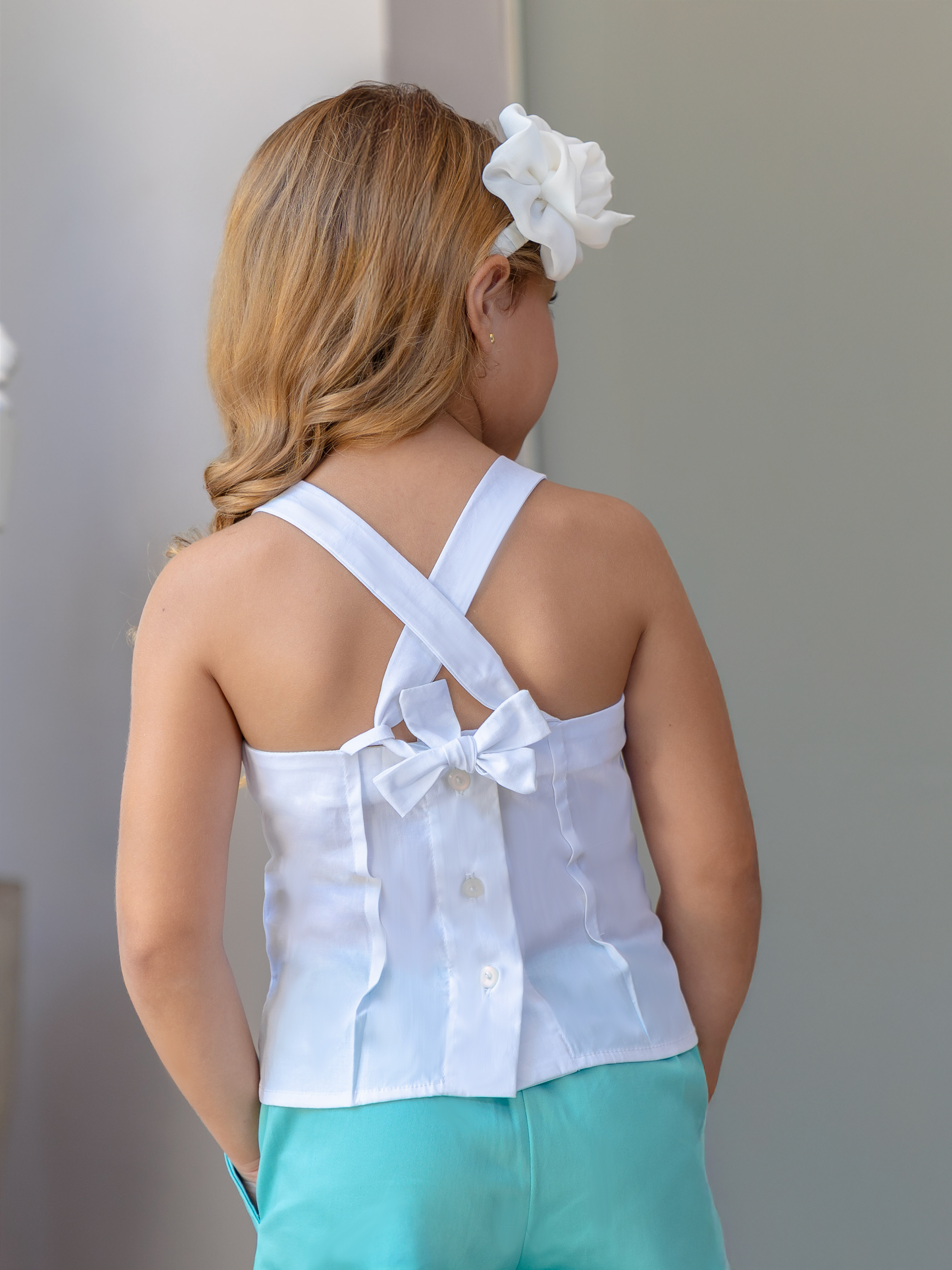 blusas comodas para niñas con bolillo