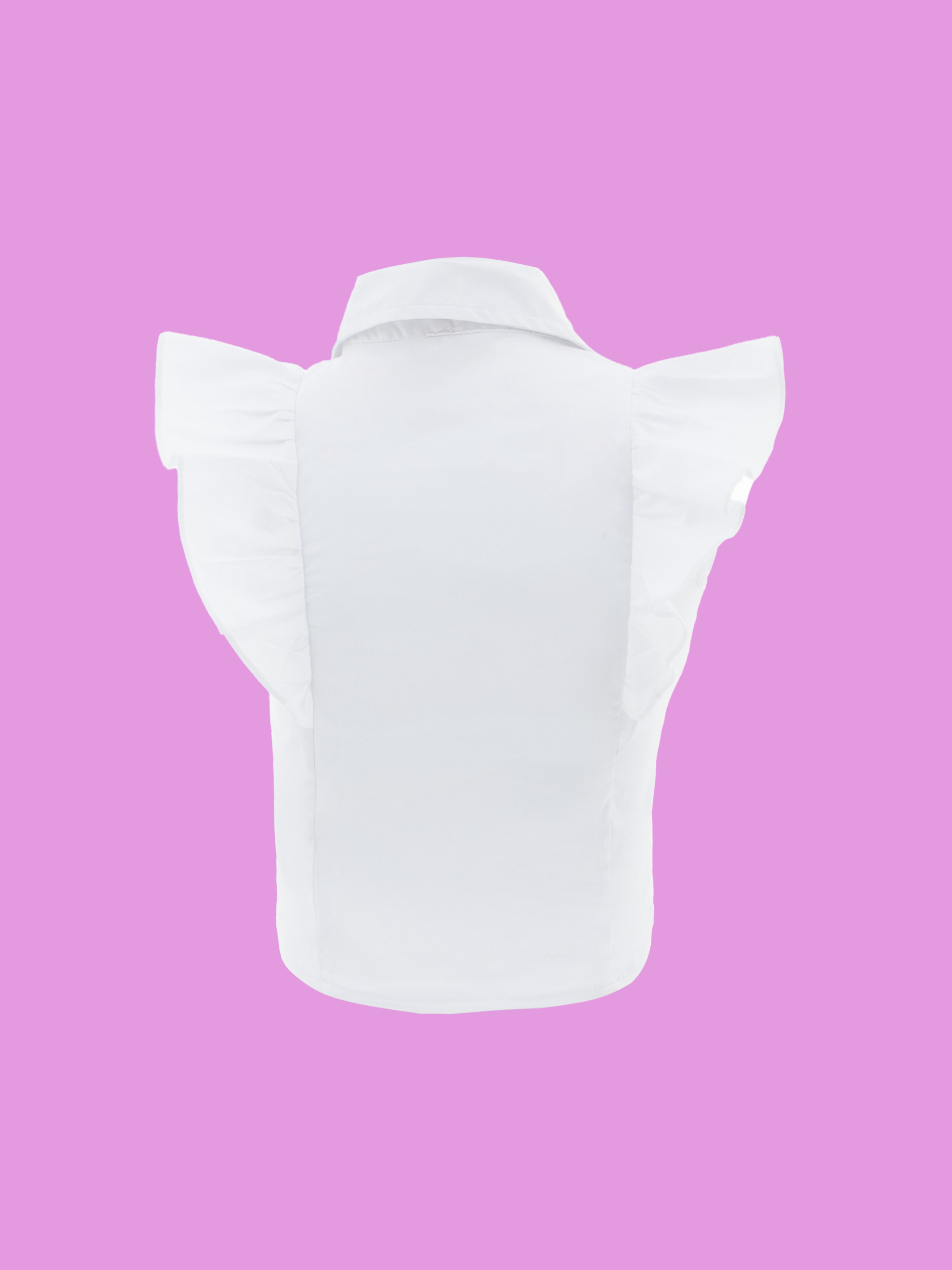 blusa para niñas en popelina fresca