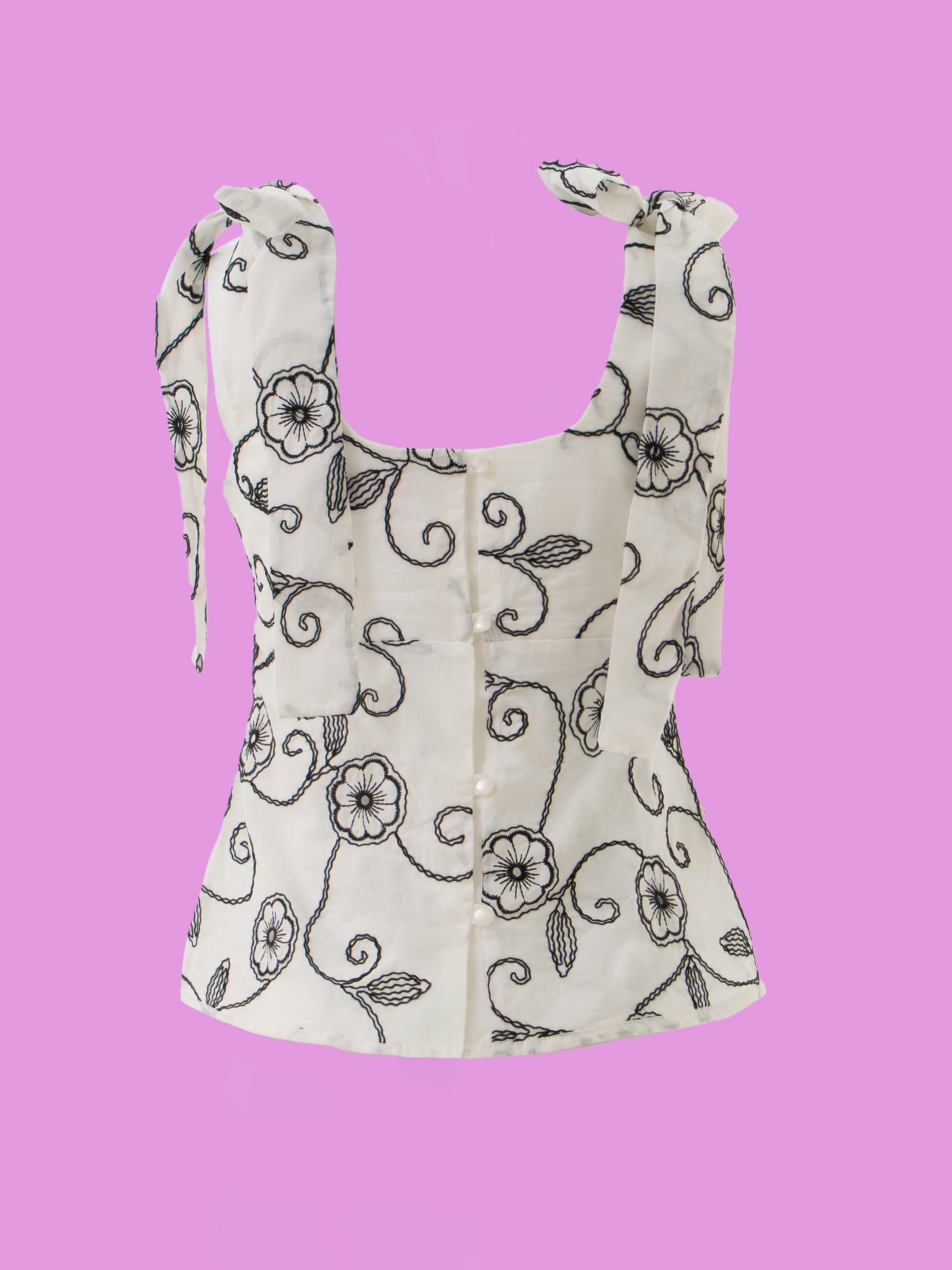 blusa elegante para niñas en ojalillo ligero