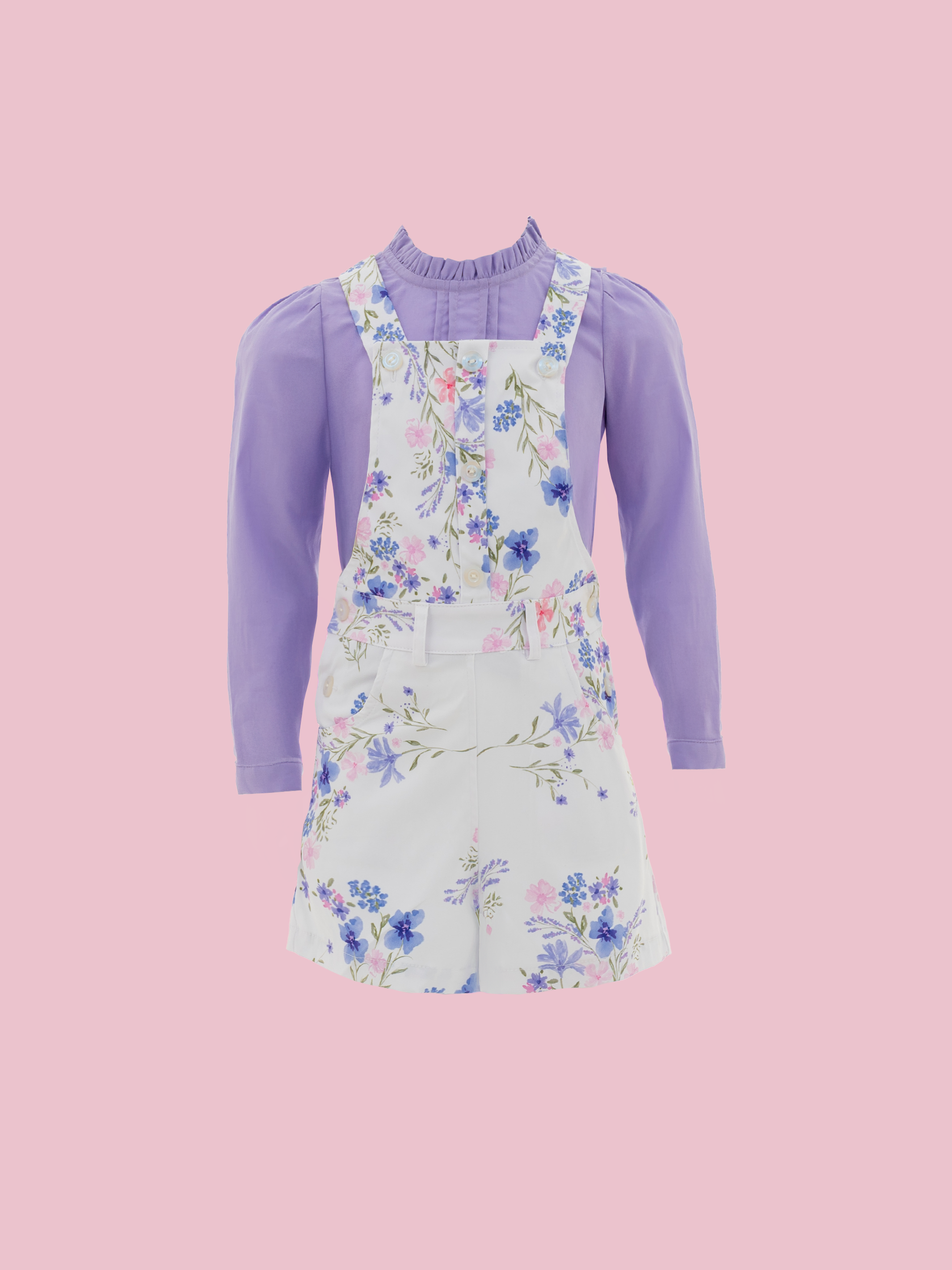 Overoles modernos para niñas inspirados en un look casual con acabado dulce