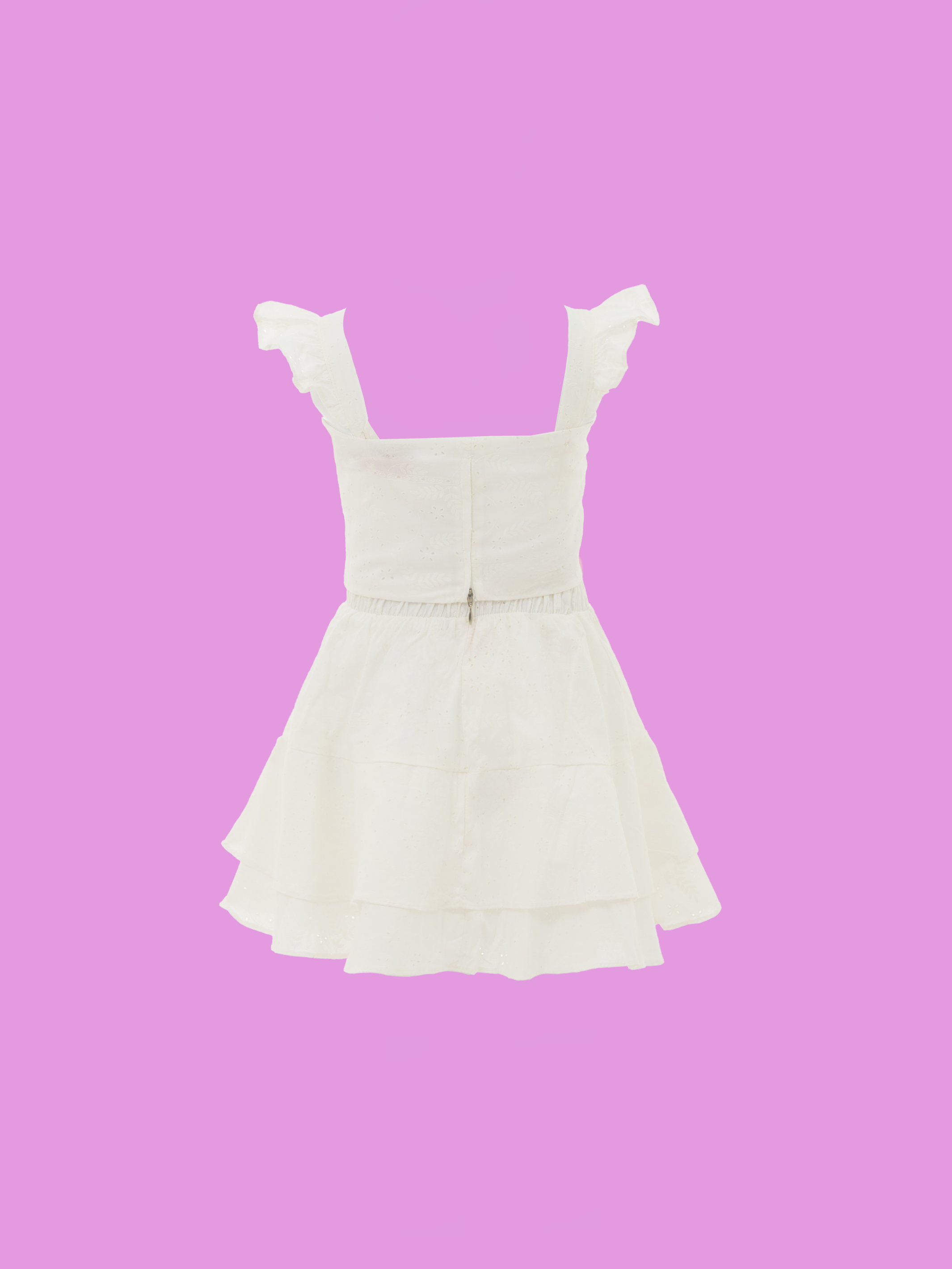 Conjuntos de ropa para niñas de moda con falda de ruedo con arandelas