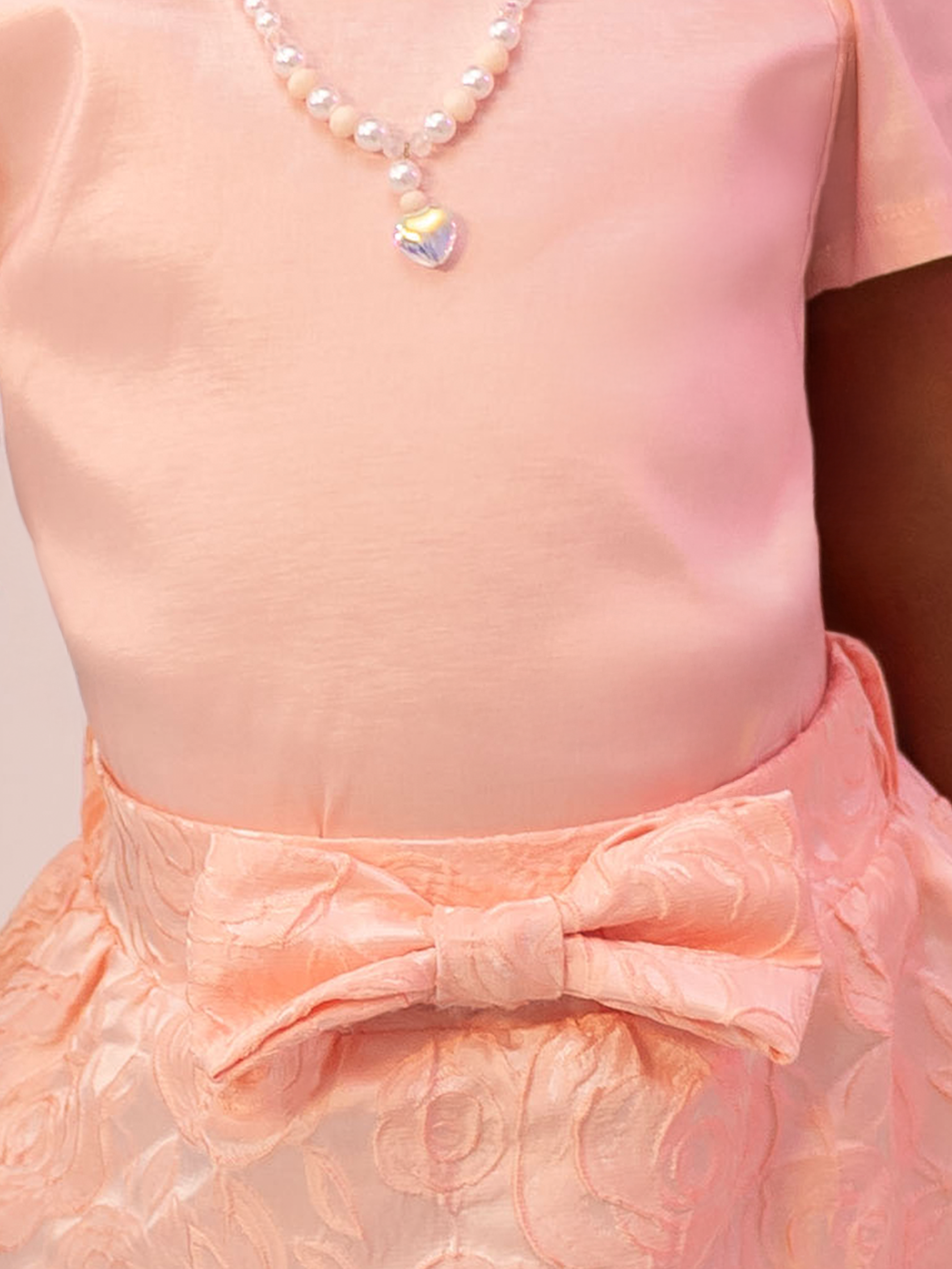 Conjuntos ropa para niñas elegantes con lazo decorativo y diseño sofisticado