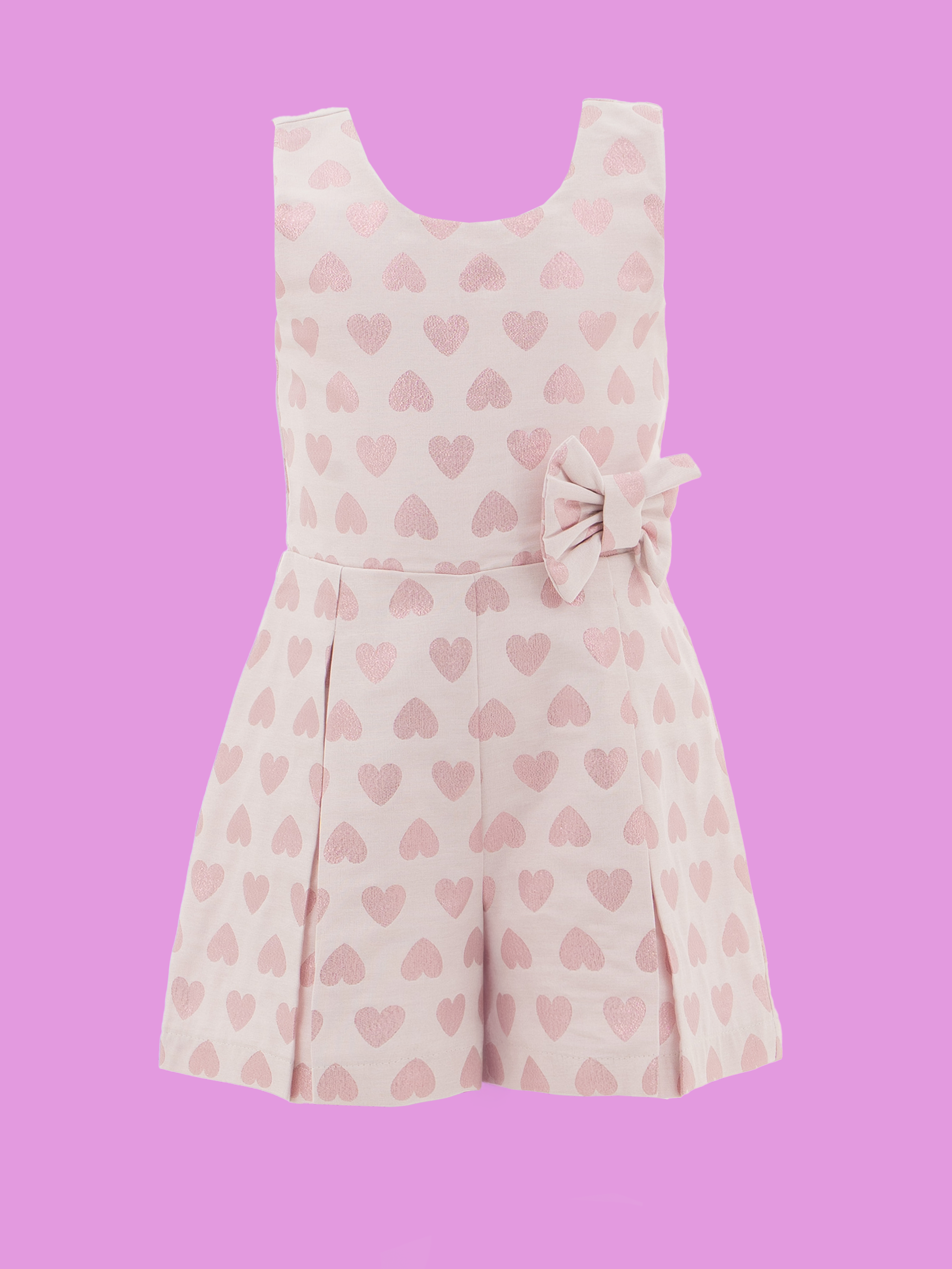 Enterizos elegantes para niñas en jacquard para celebraciones especiales