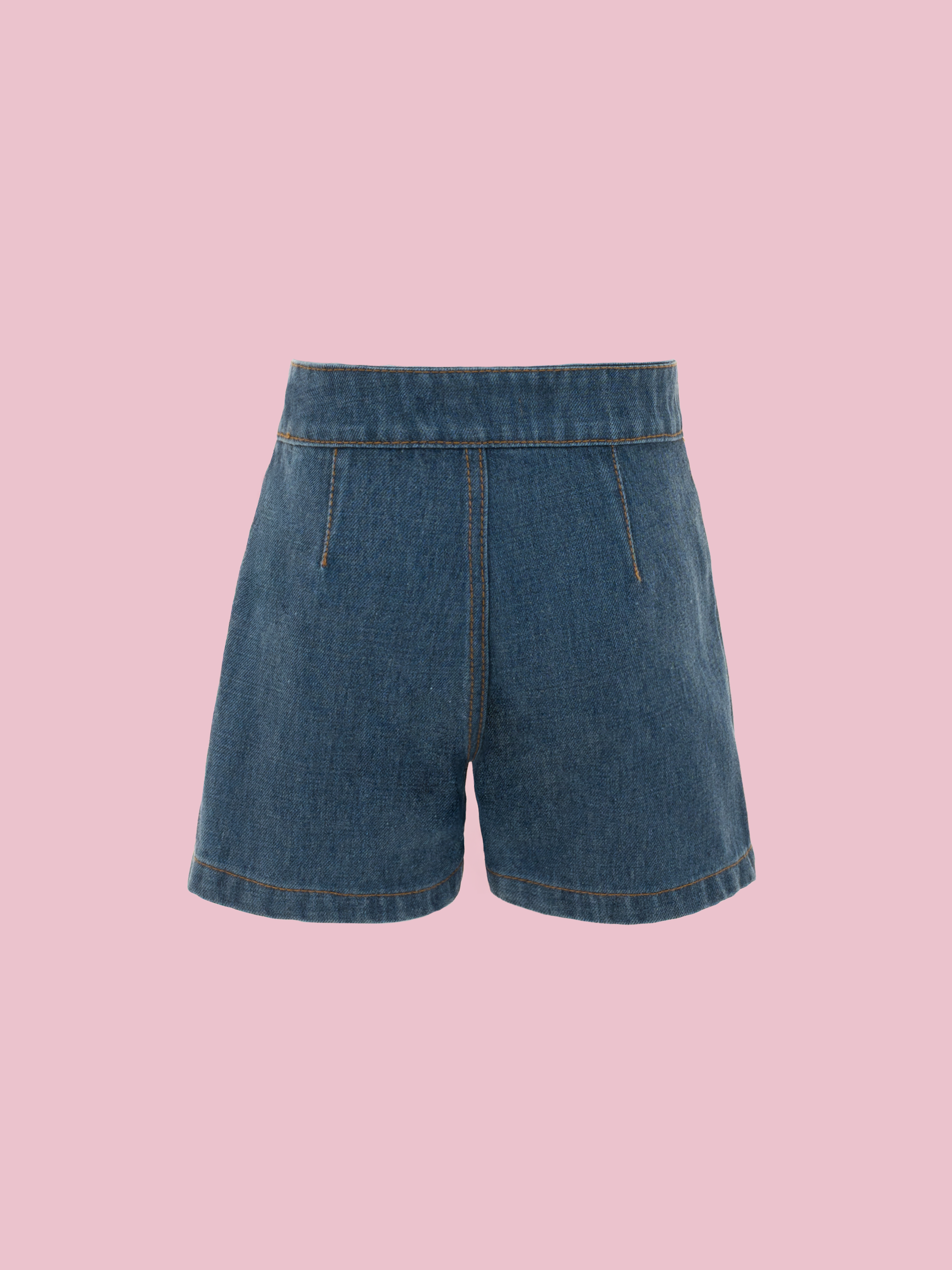 Faldas short para niñas con zipper posterior