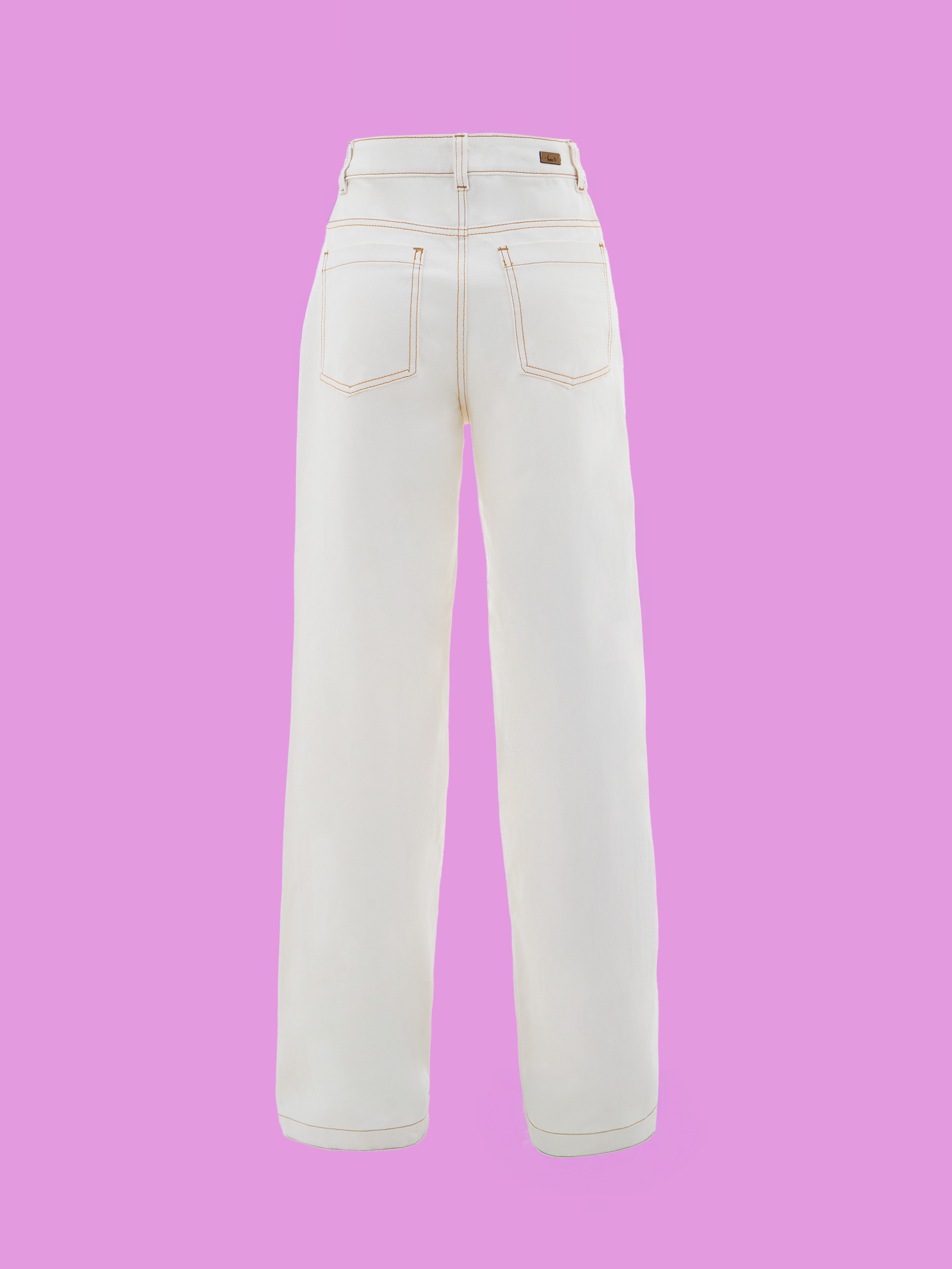 Jeans para adolescentes en tono blanco moderno