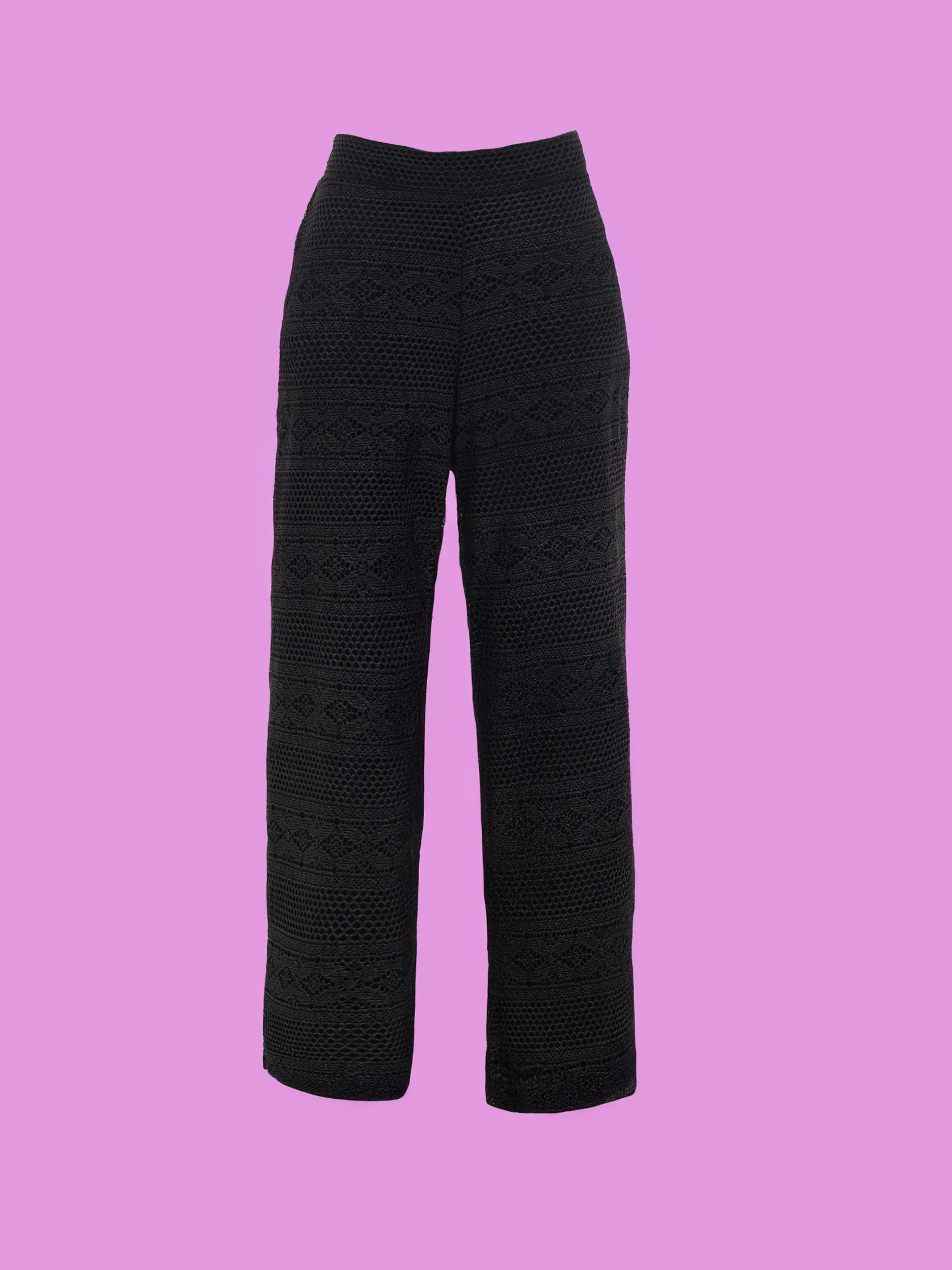 Pantalones elegantes juveniles con diseño femenino y delicado.