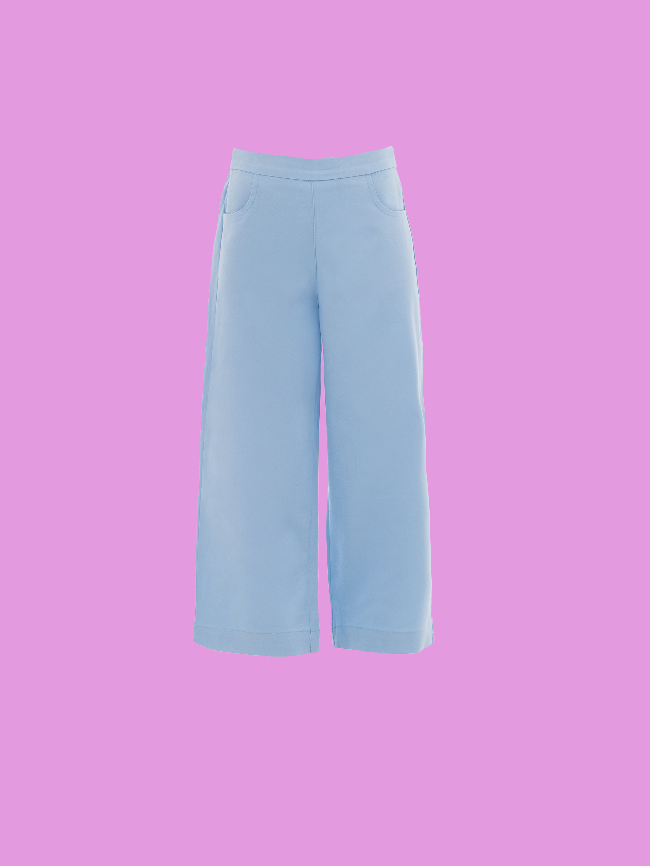 Pantalones para niñas de moda en tela flexible para looks casuales