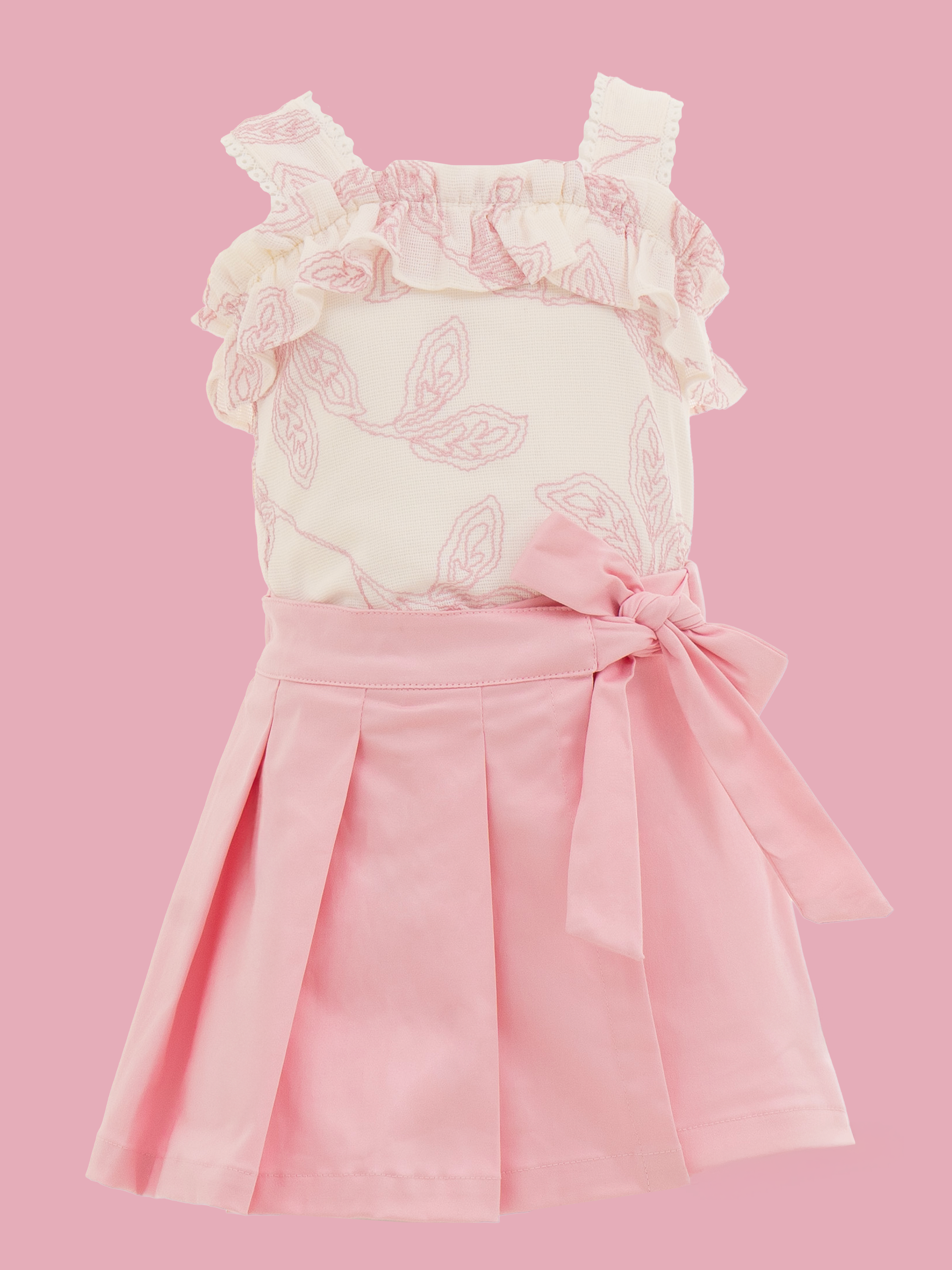 Falda elegante para niñas ideal para salidas, paseos y ocasiones casuales