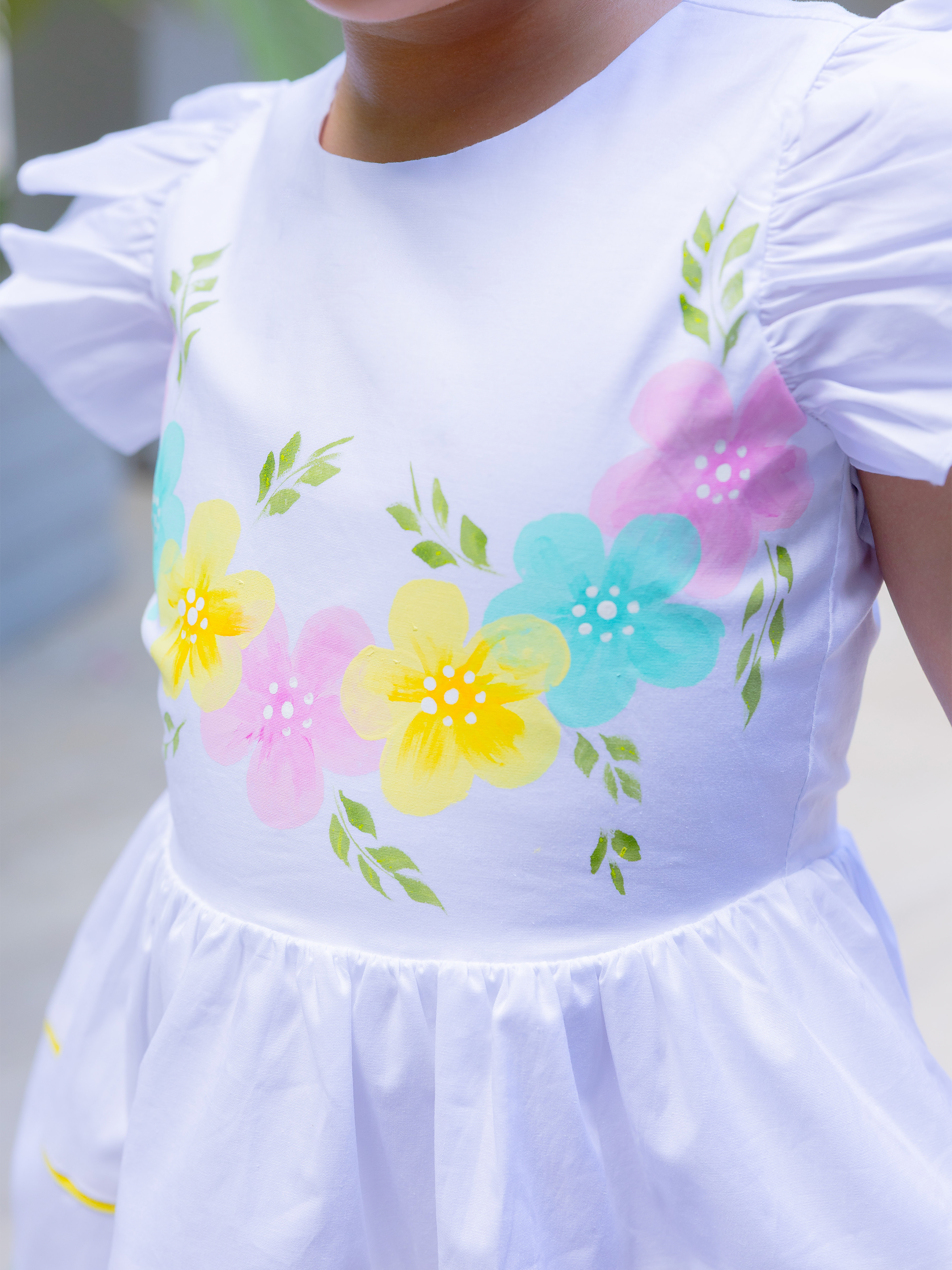 vestidos cómodos para niñas en popelina fresca y ligera