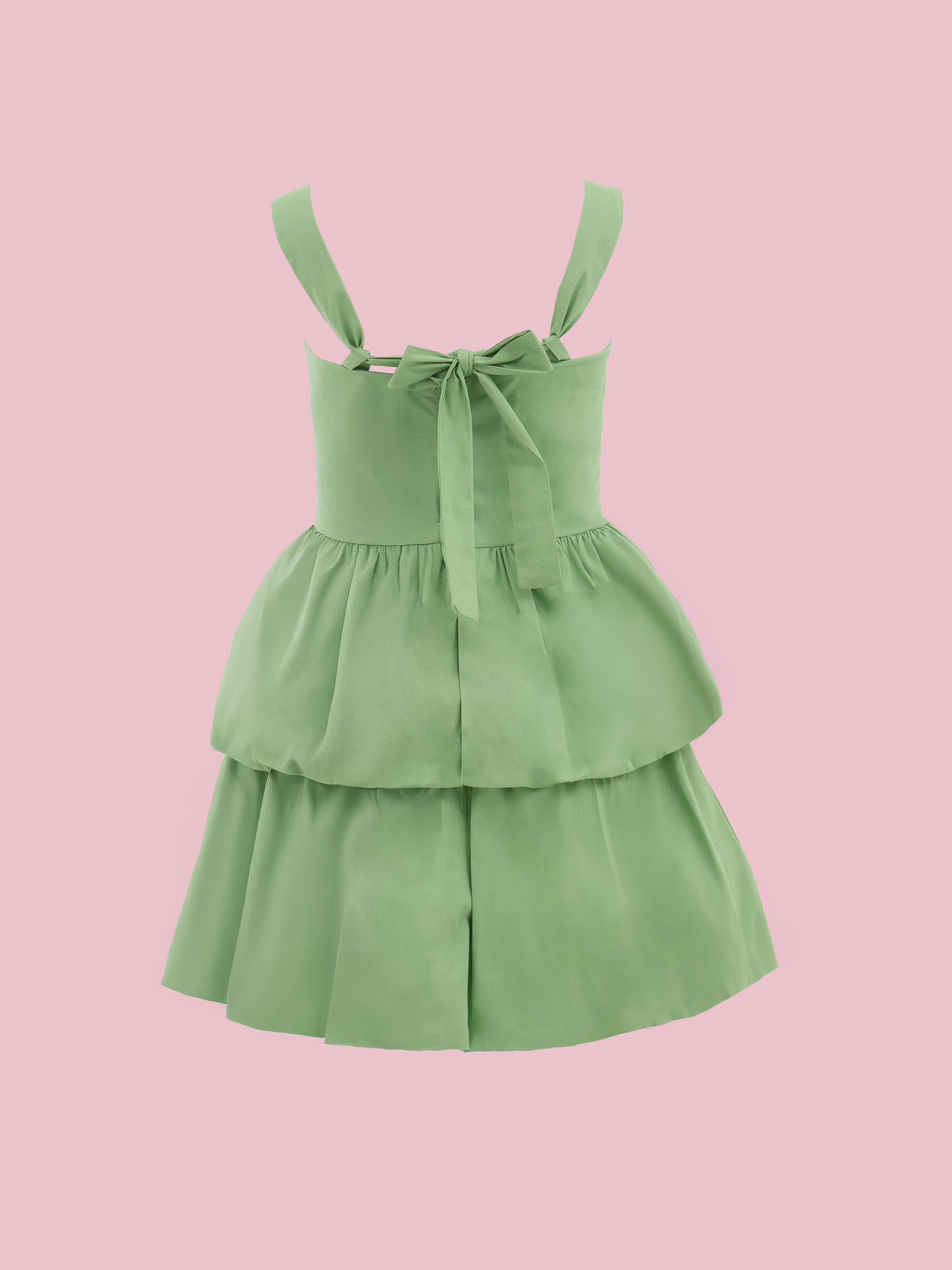 vestidos cómodos para niñas en popelina fresca