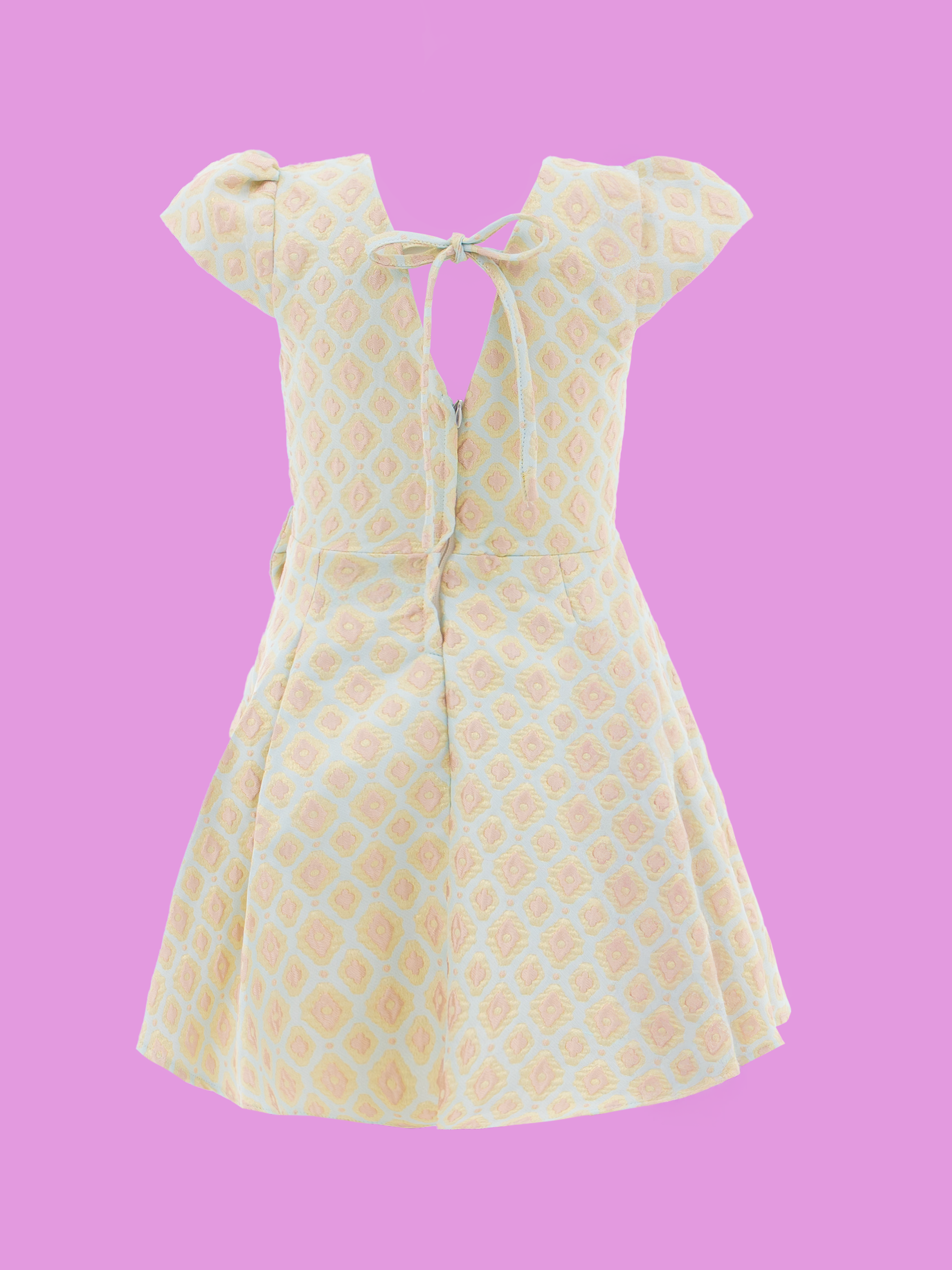 vestidos cómodos para niñas con cierre en espalda