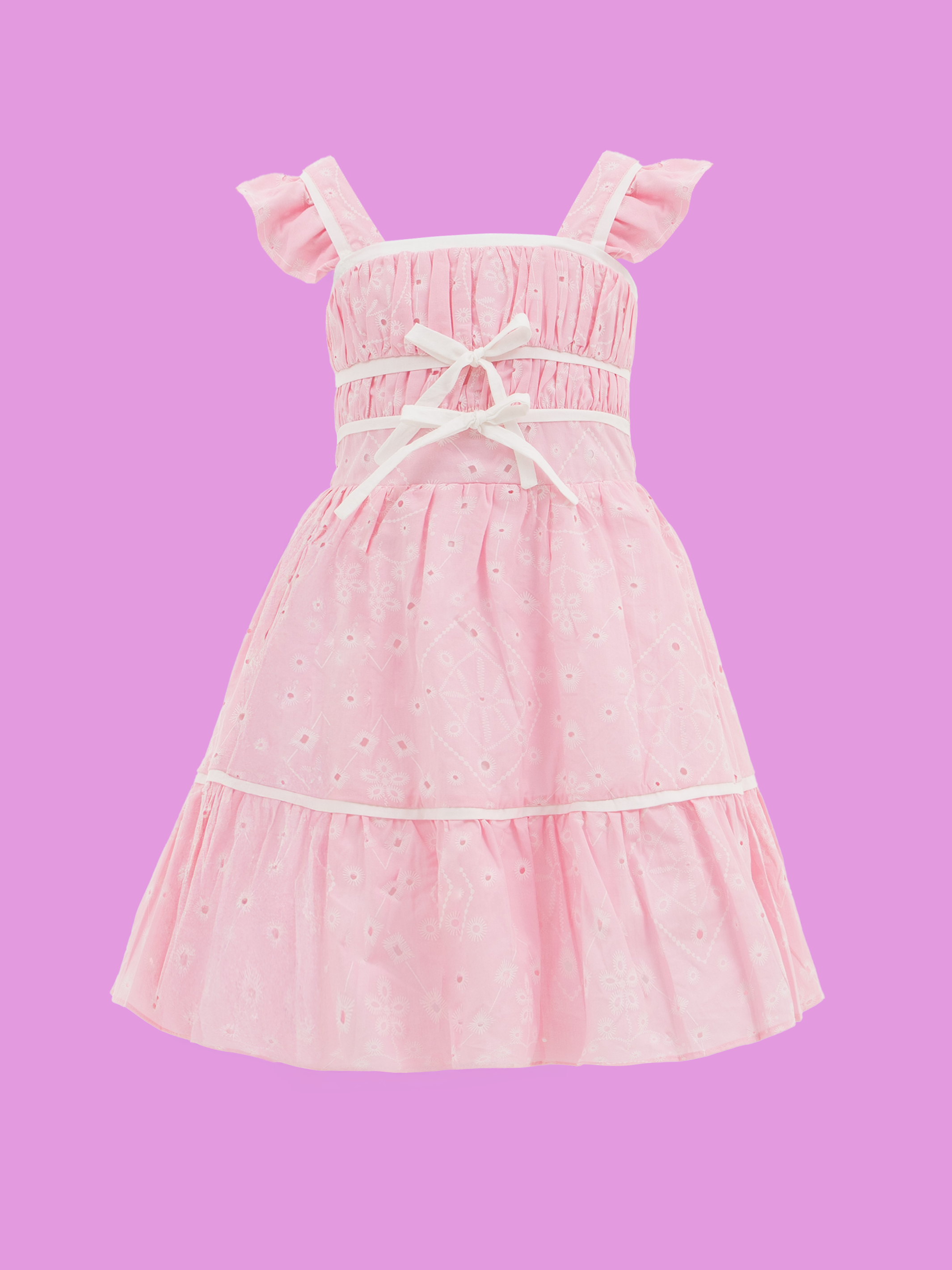 vestidos cómodos para niñas con ruedo fluido