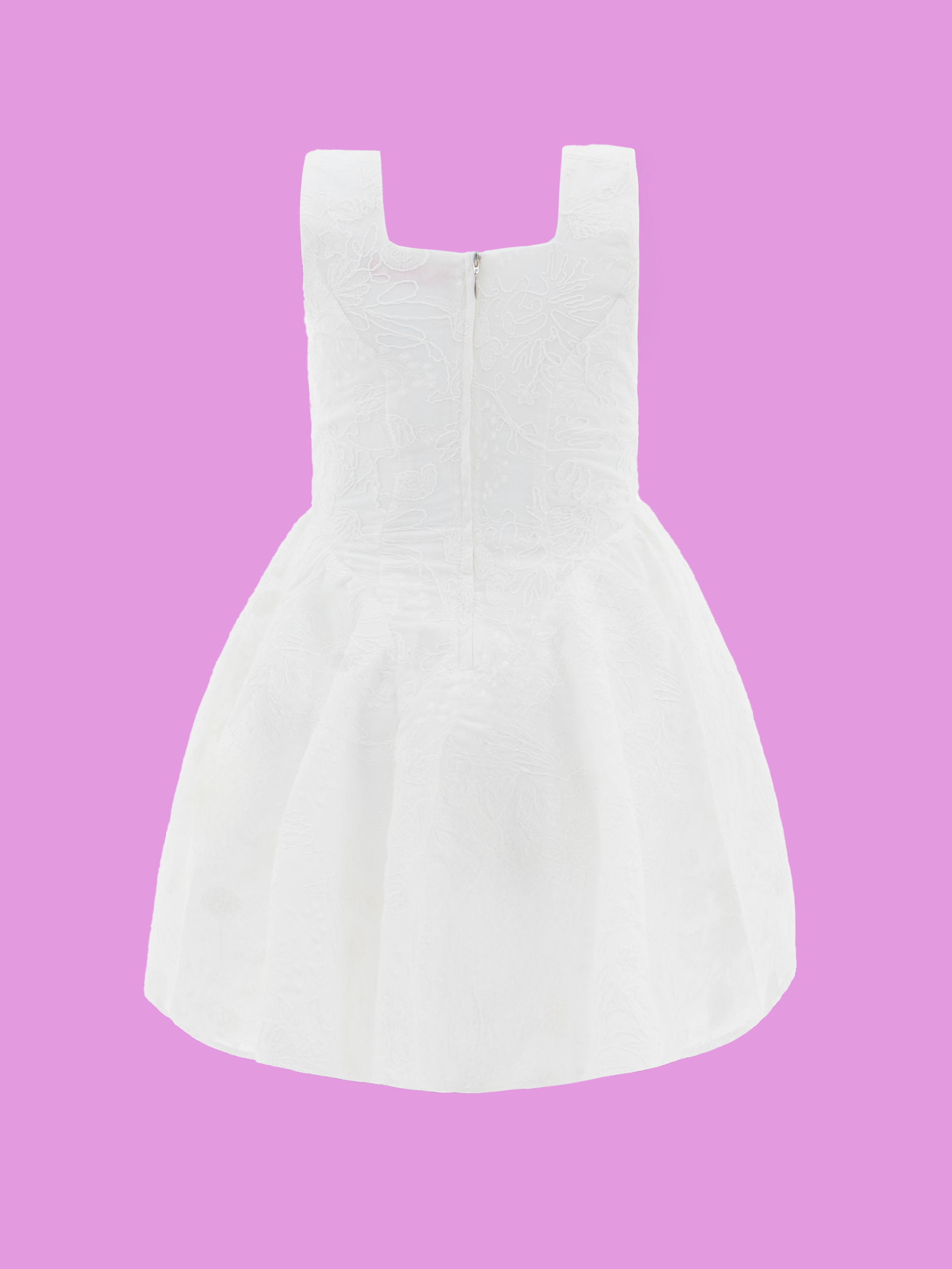 vestidos modernos de niña con zipper posterior