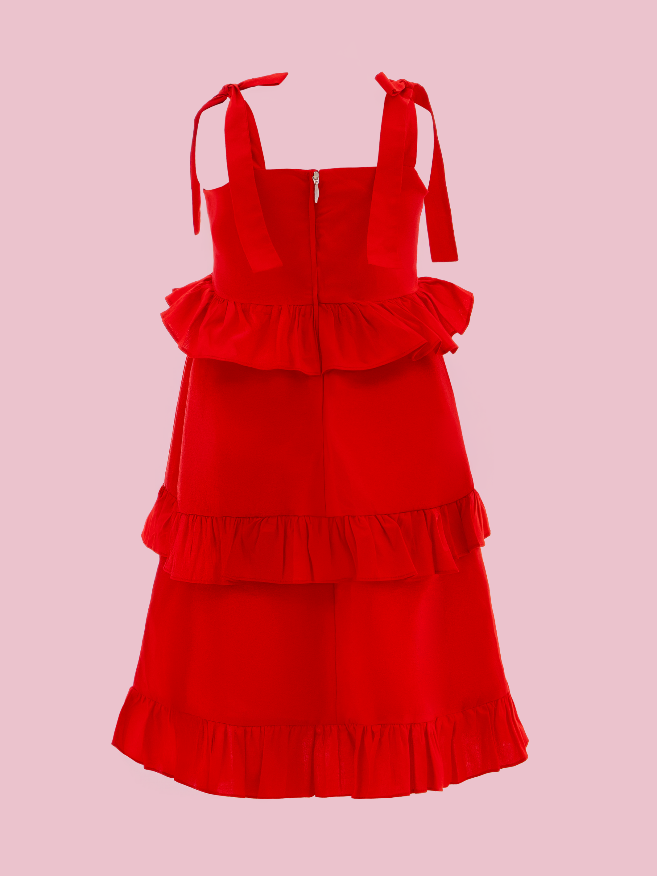 vestidos cómodos para niñas en popelina ligera